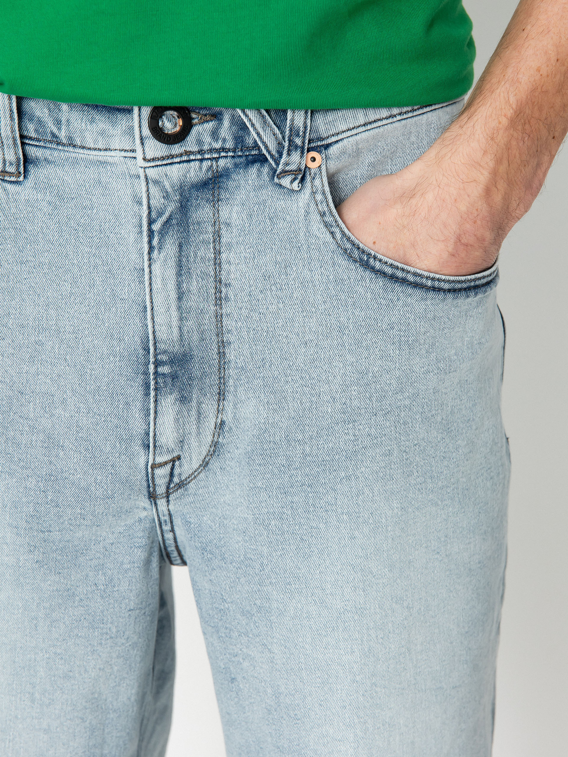 Szorty Volcom Billow Denim (desert dirt indigo)