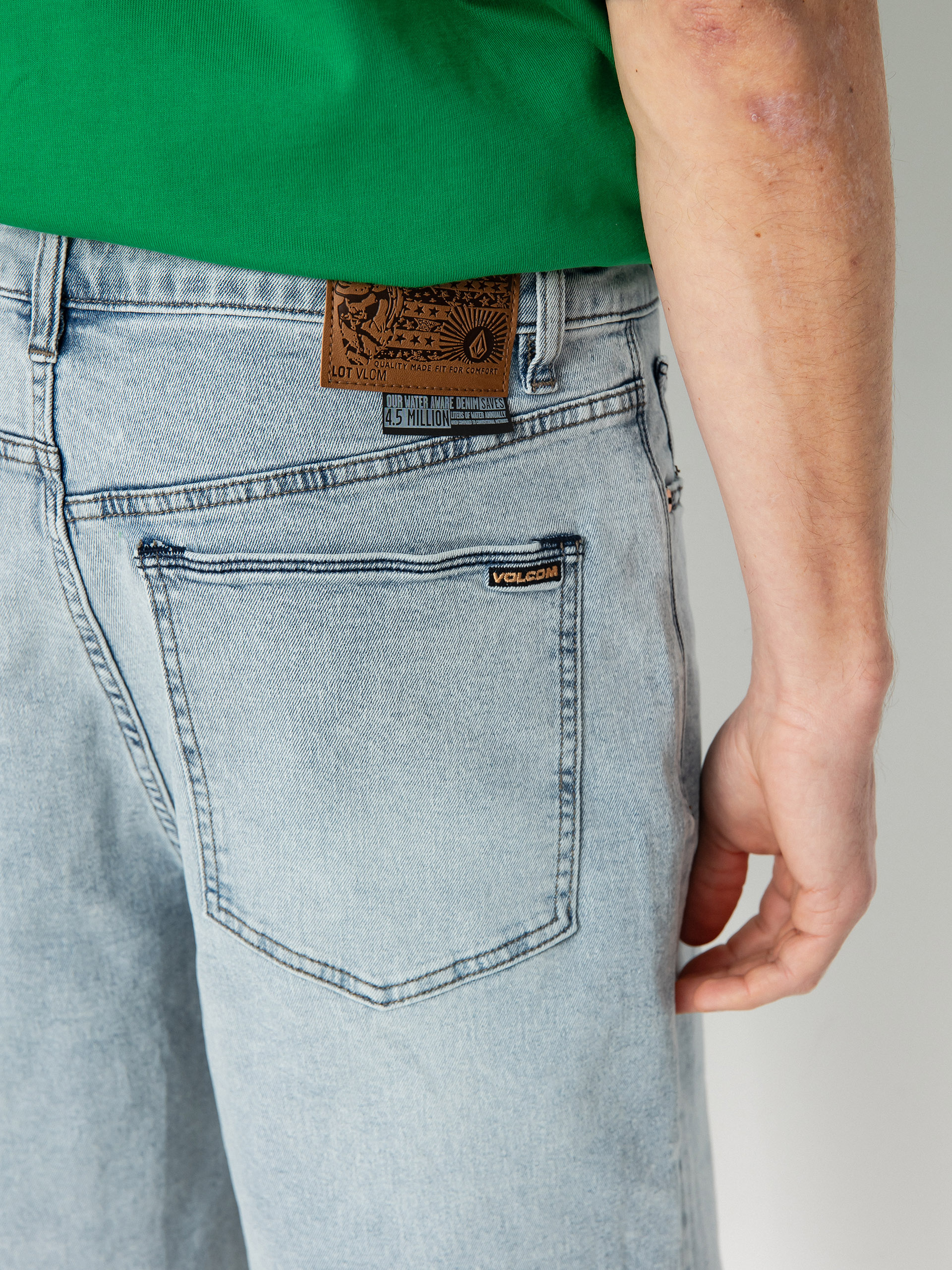 Szorty Volcom Billow Denim (desert dirt indigo)