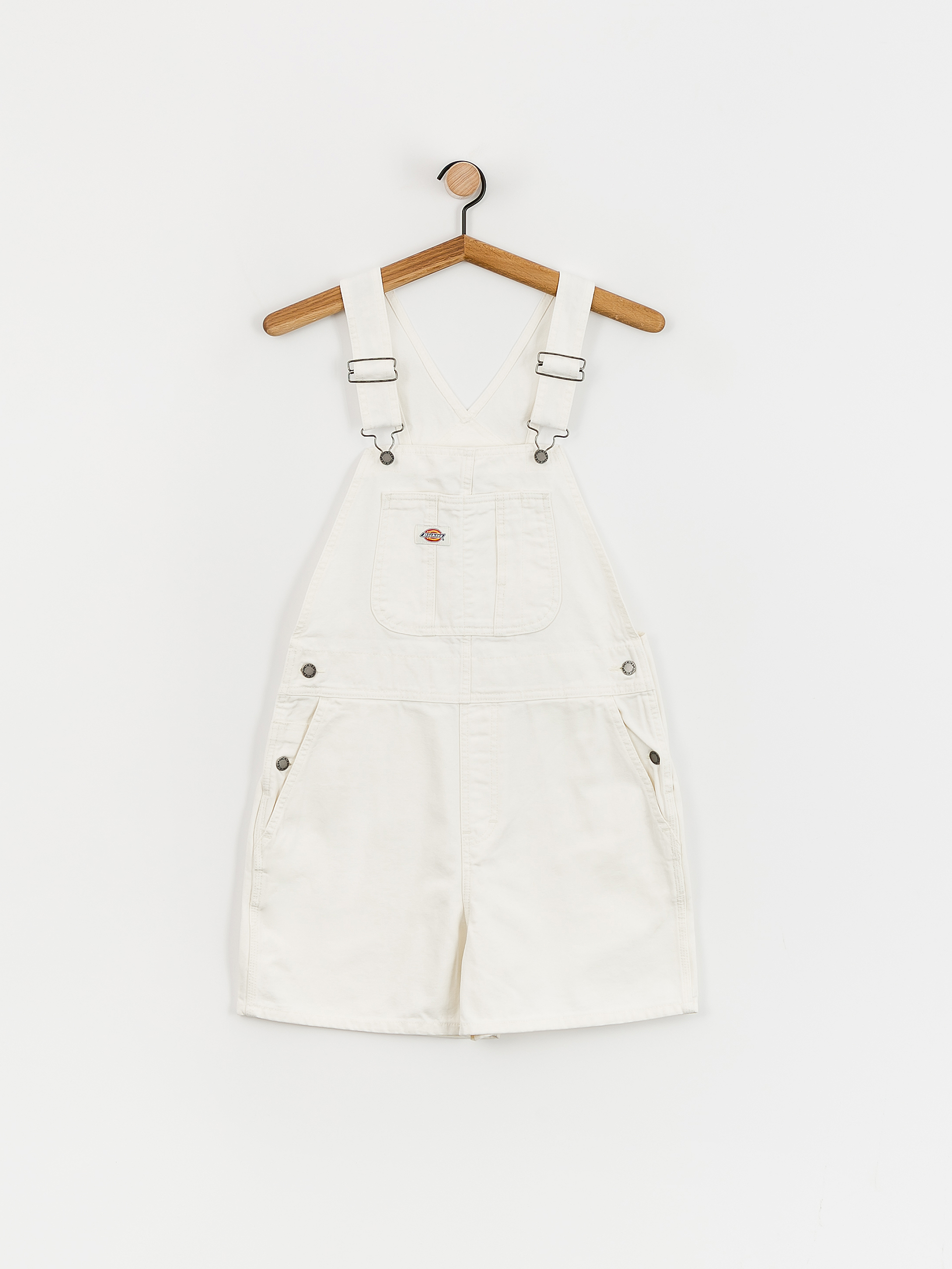Szorty Dickies Duck Canvas Bib Wmn (stone washed cloud)