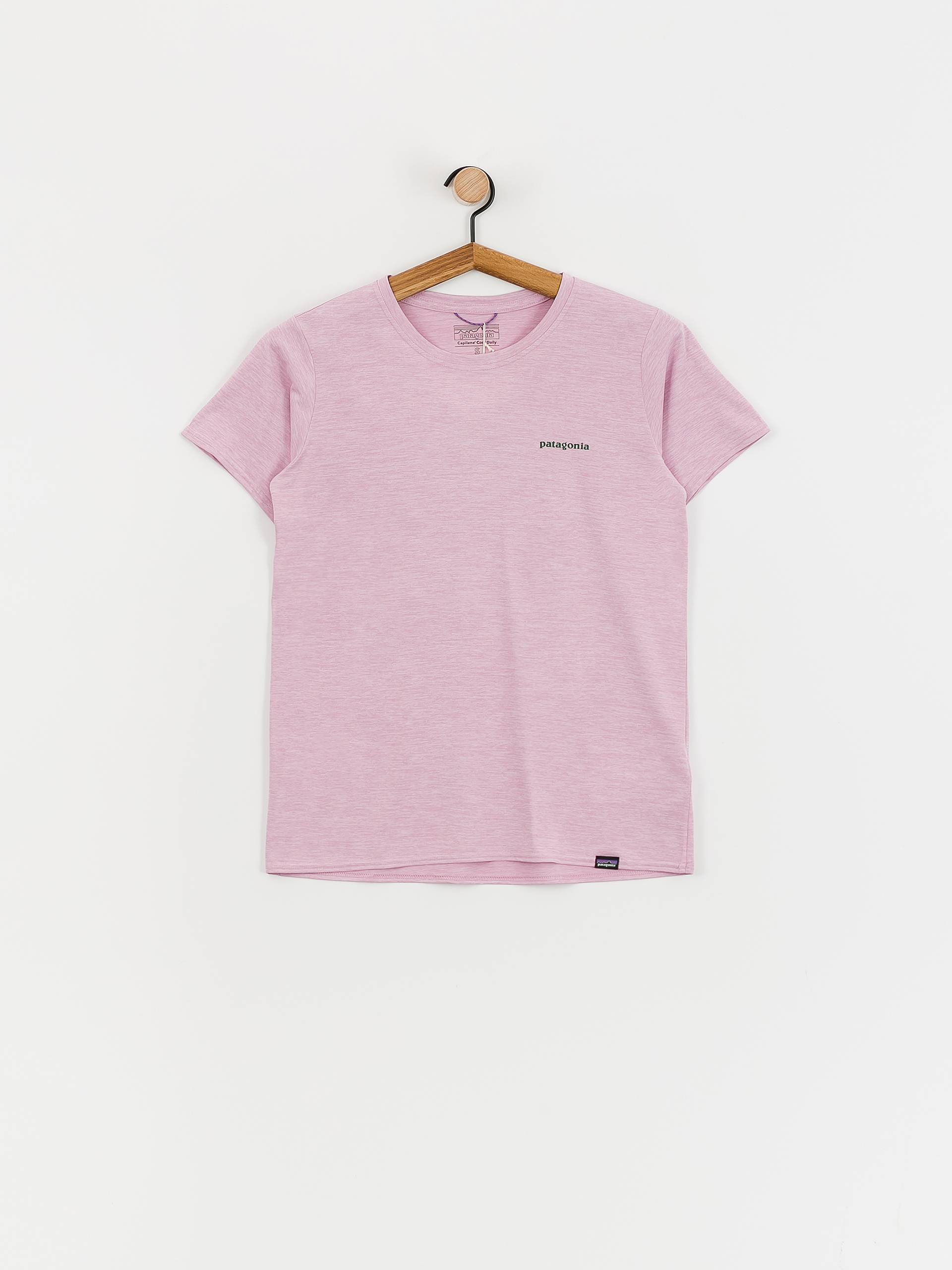 T-shirt Patagonia Cap Cool Daily Graphic Wmn (boardshort logo milkweed mauve x-dye)