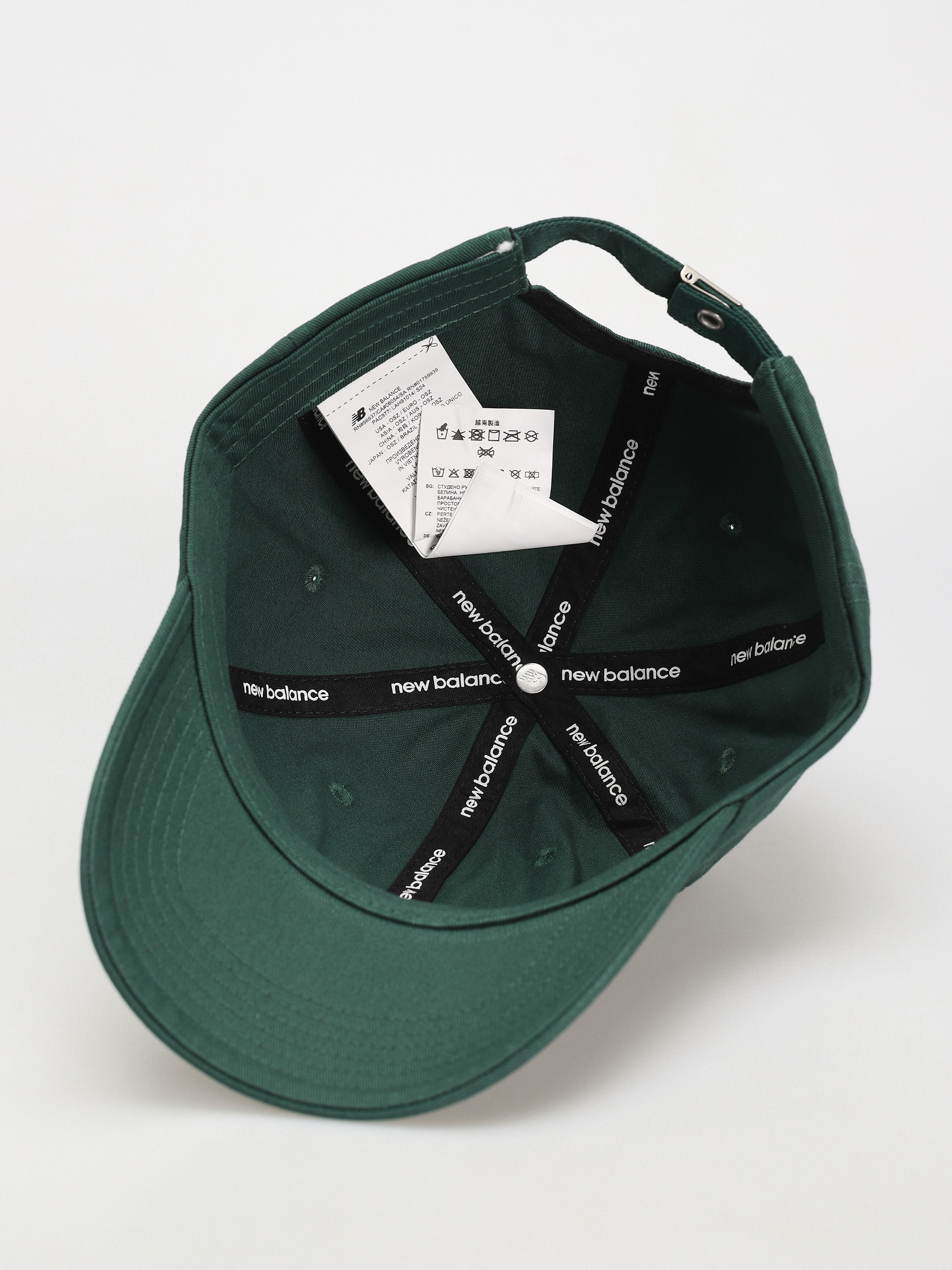 Czapka z daszkiem New Balance 6 Panel Classic (night green)