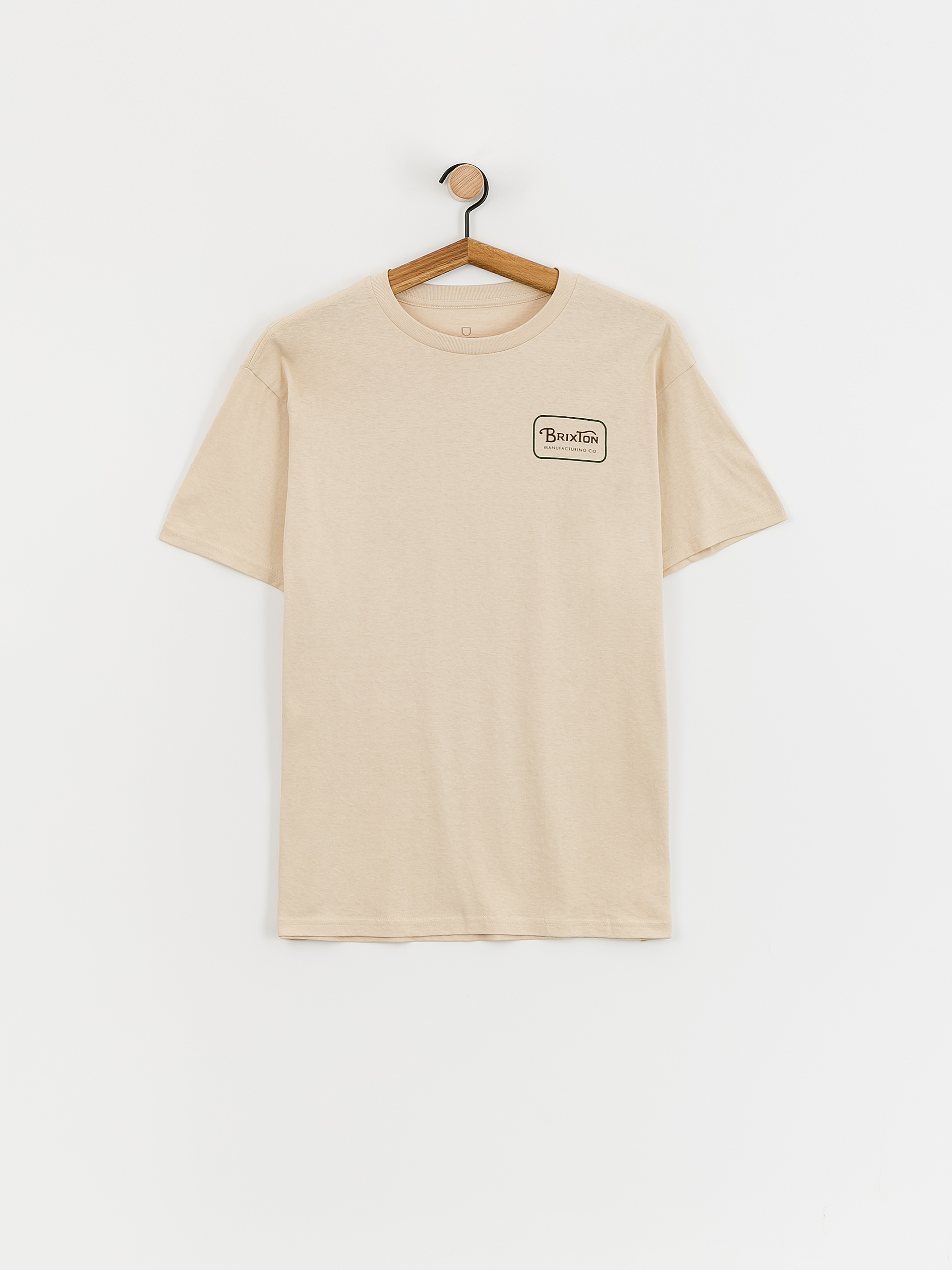 T-shirt Brixton Grade Stt (cream/trekking green/sepia)