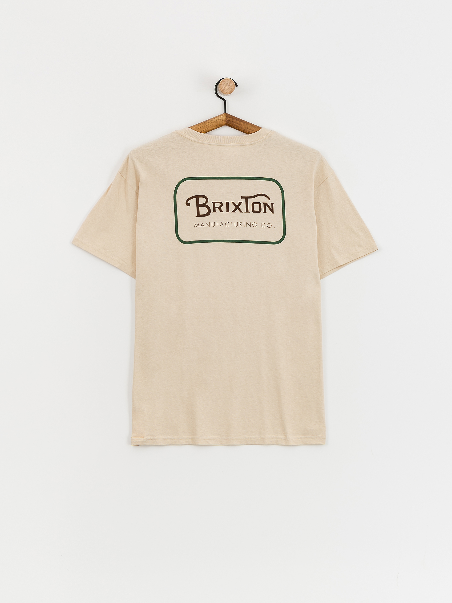 T-shirt Brixton Grade Stt (cream/trekking green/sepia)