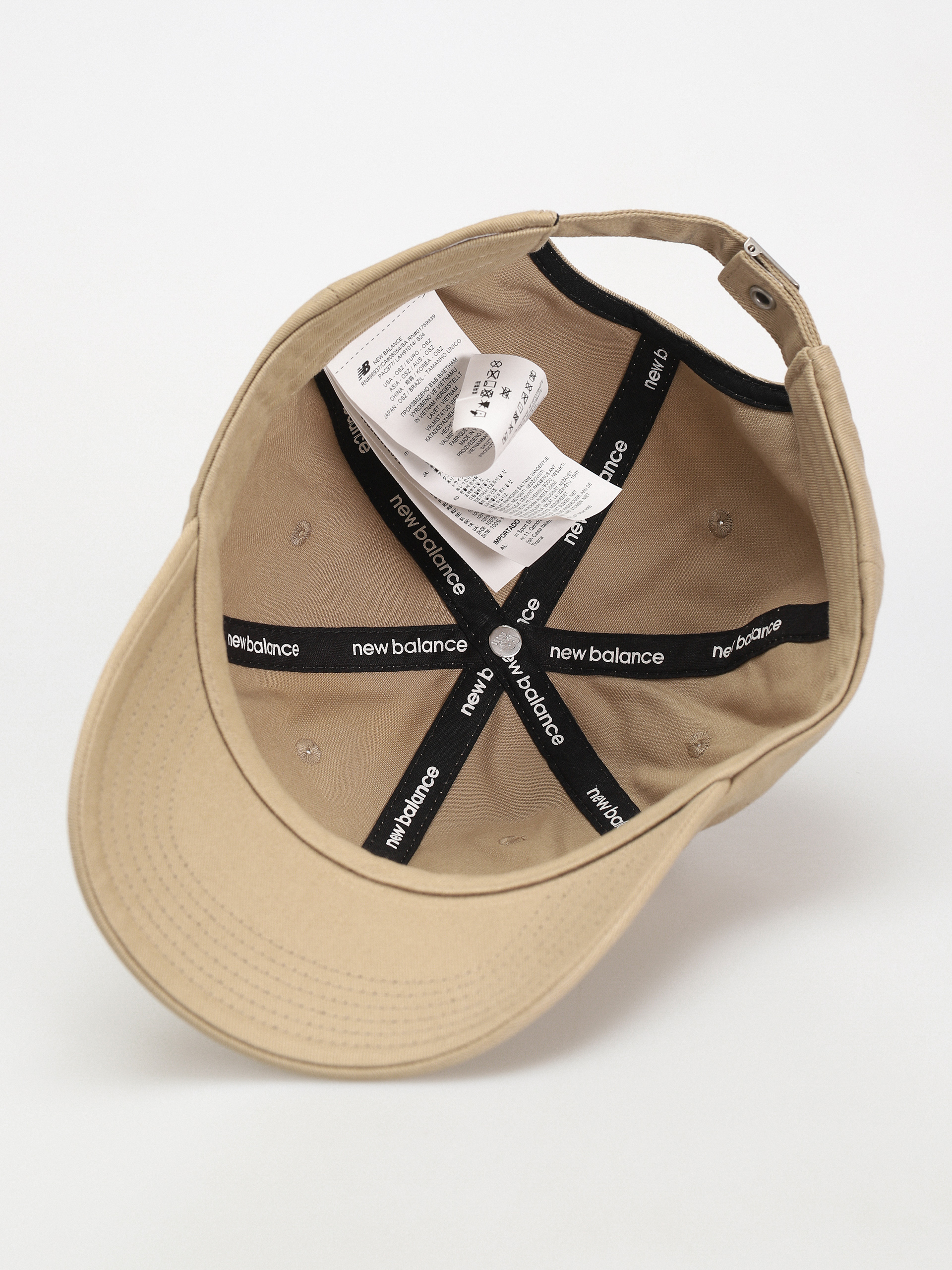 Czapka z daszkiem New Balance 6 Panel Classic (stonewar)