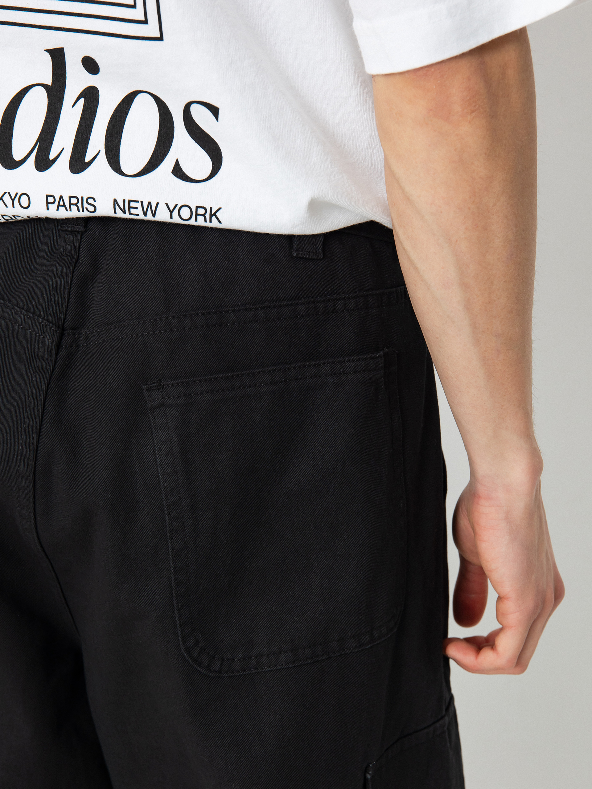 Spodnie OBEY Bigwig Baggy Twill Cargo (black)