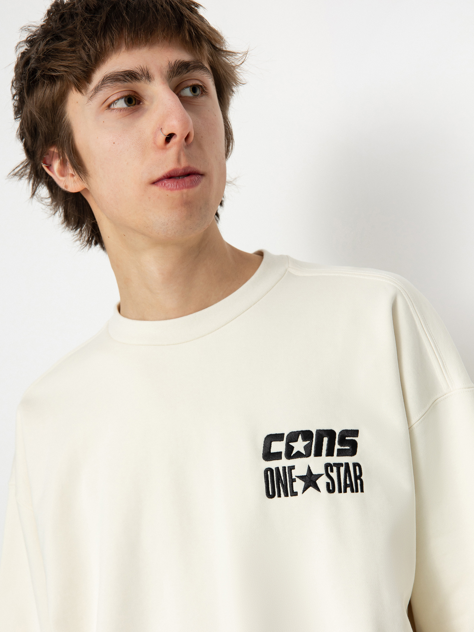 Bluza Converse Cons One Star (khaki/off white)