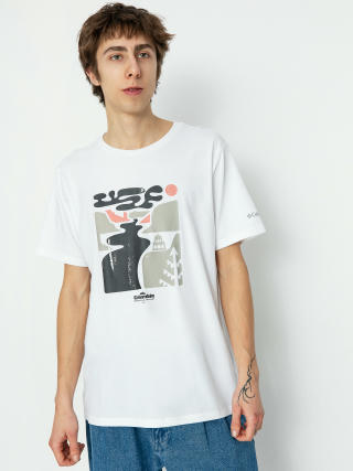 T-shirt Columbia Sun Trek (white/simple gorge)