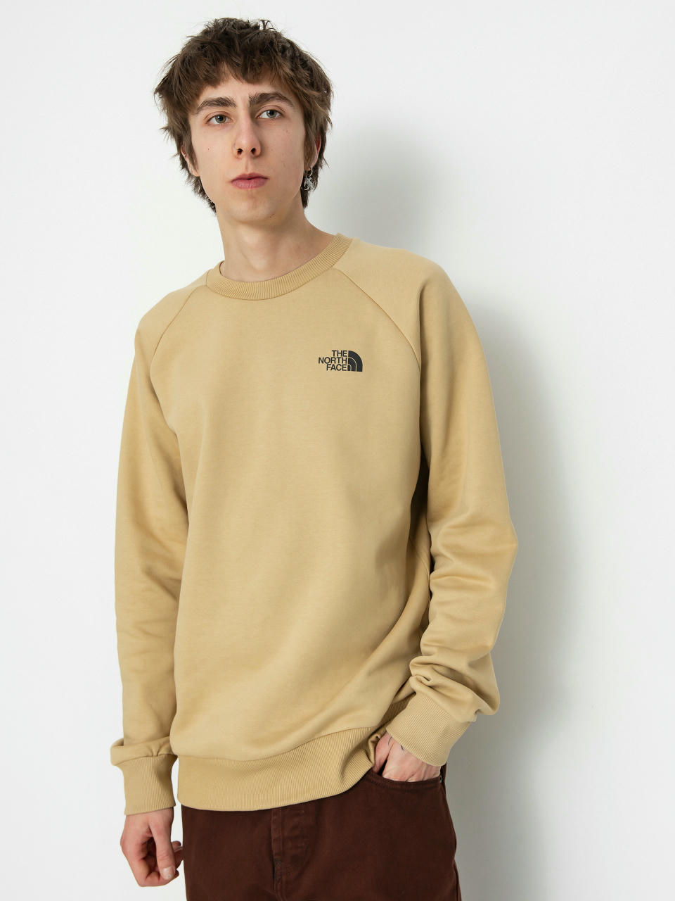 Bluza The North Face Raglan Redbox (khaki stone/tnf black)