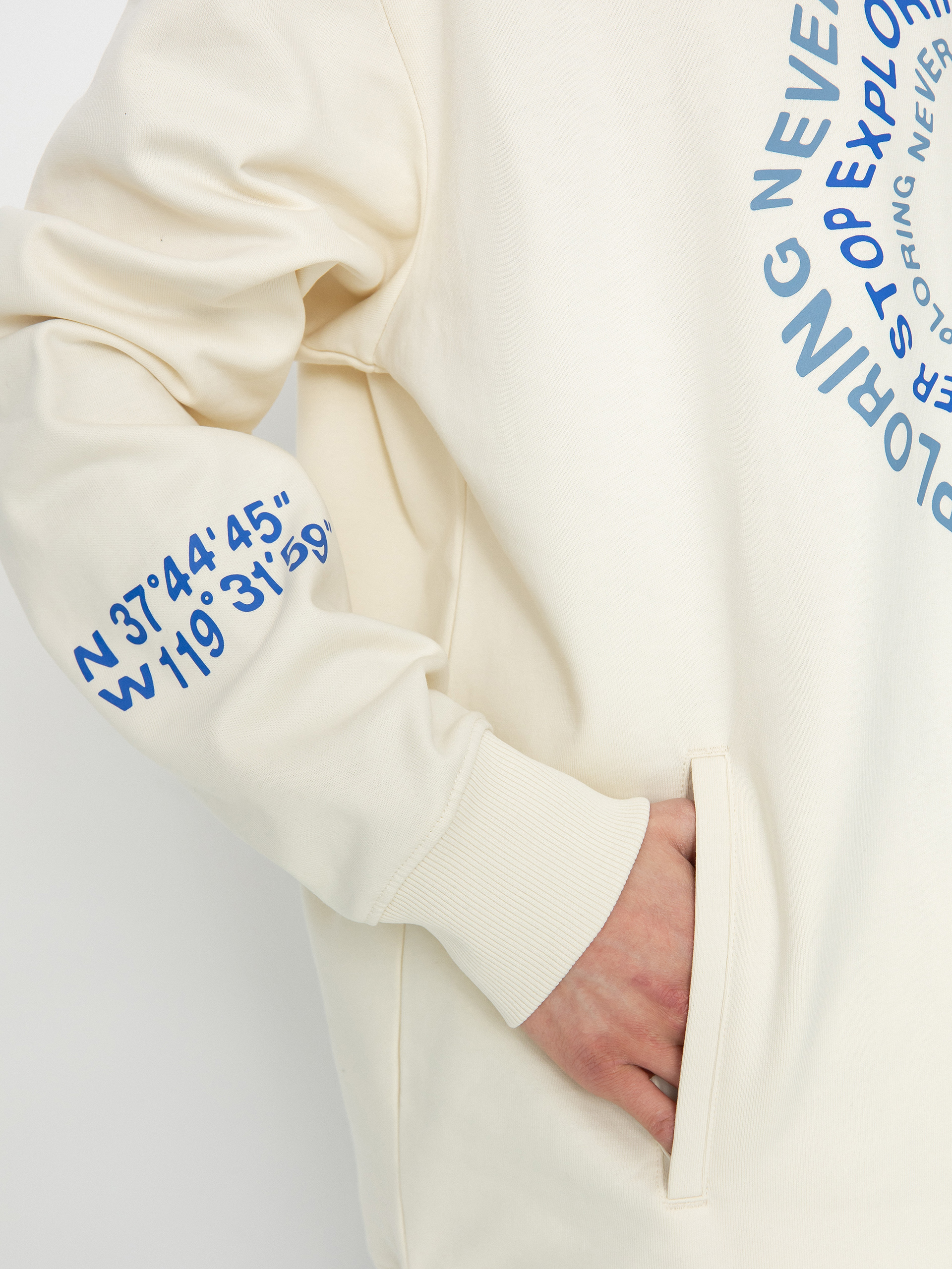 Bluza z kapturem The North Face Nse Graphic HD (white dune)