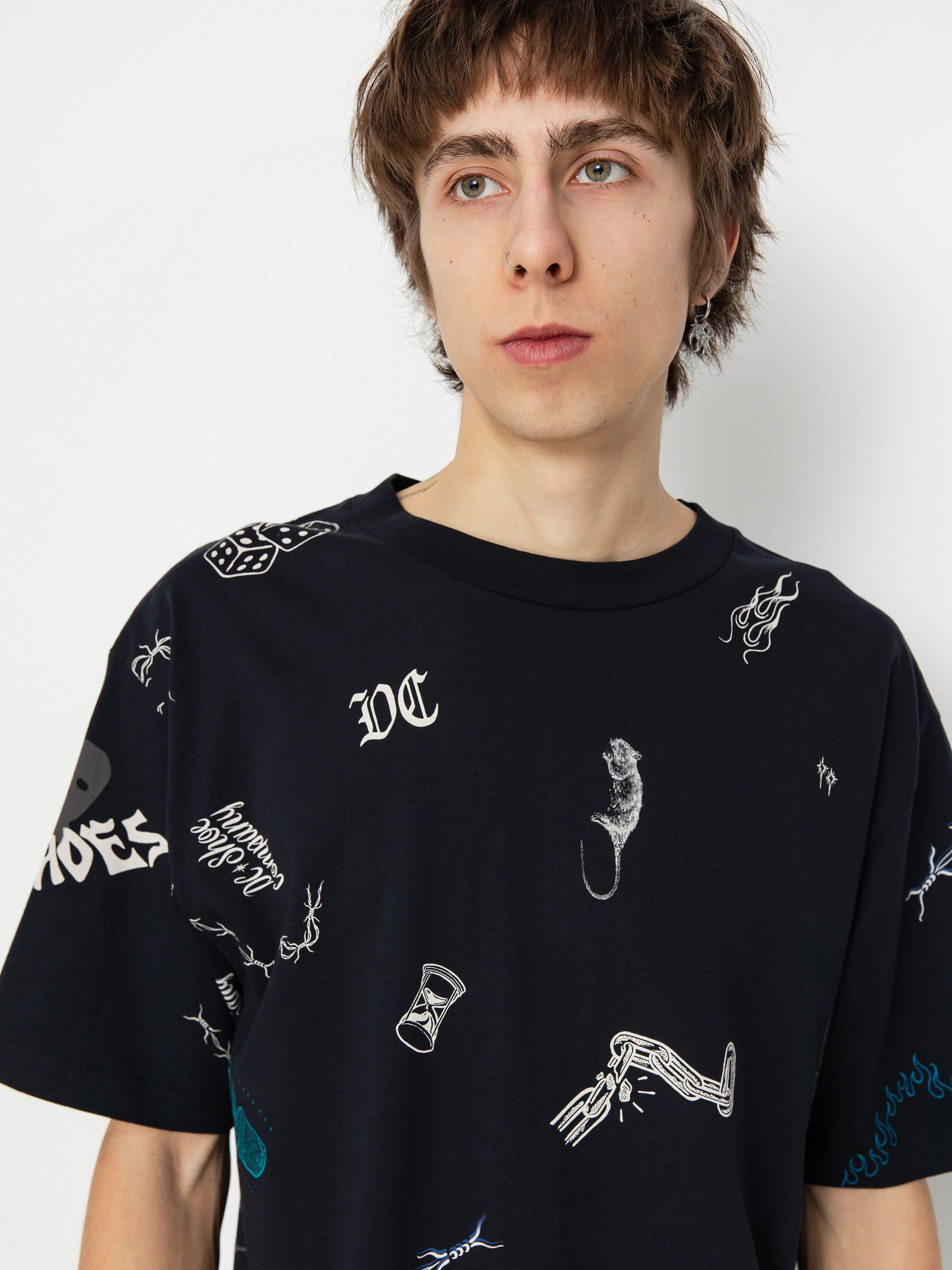 T-shirt DC Scribble (black scribble)