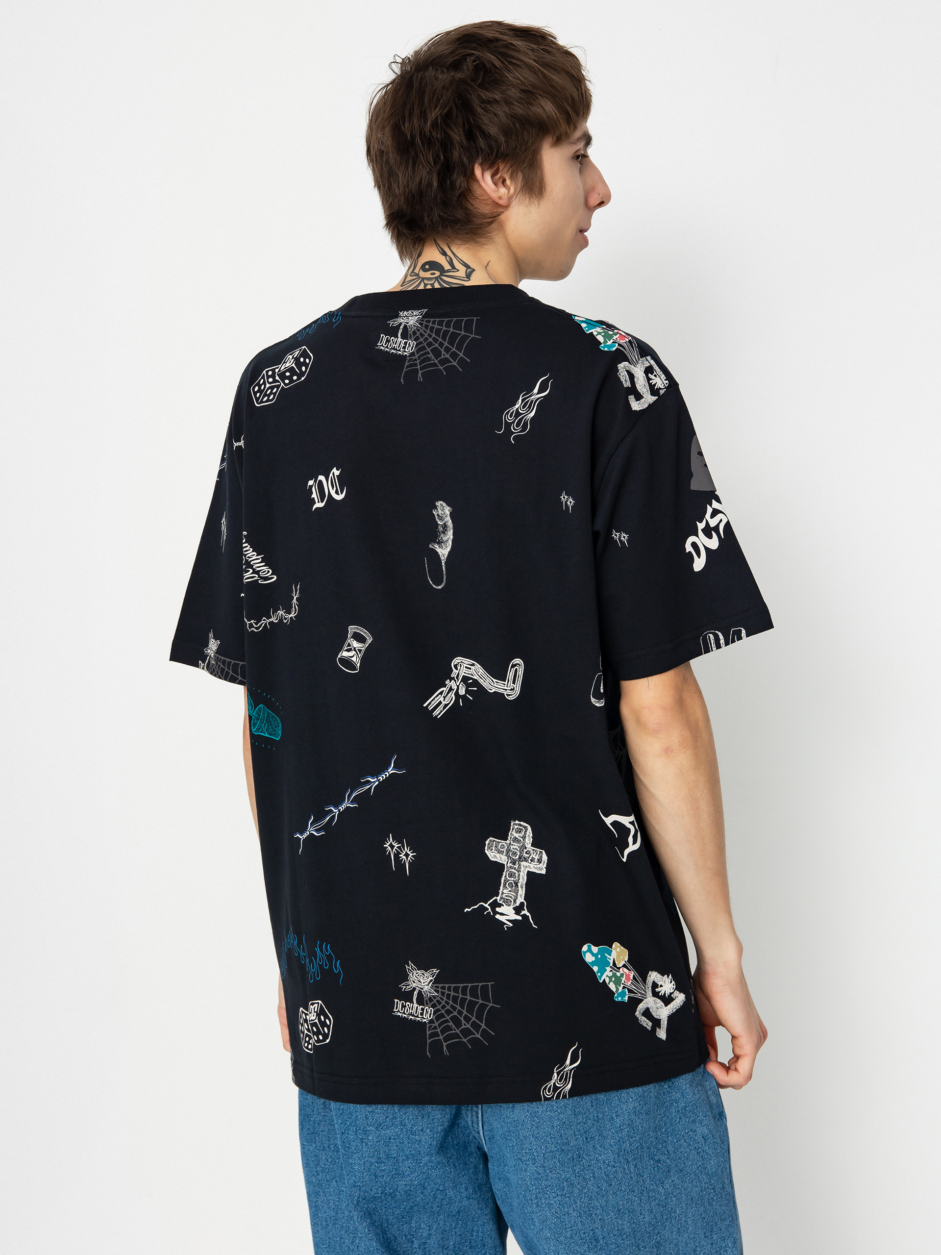 T-shirt DC Scribble (black scribble)