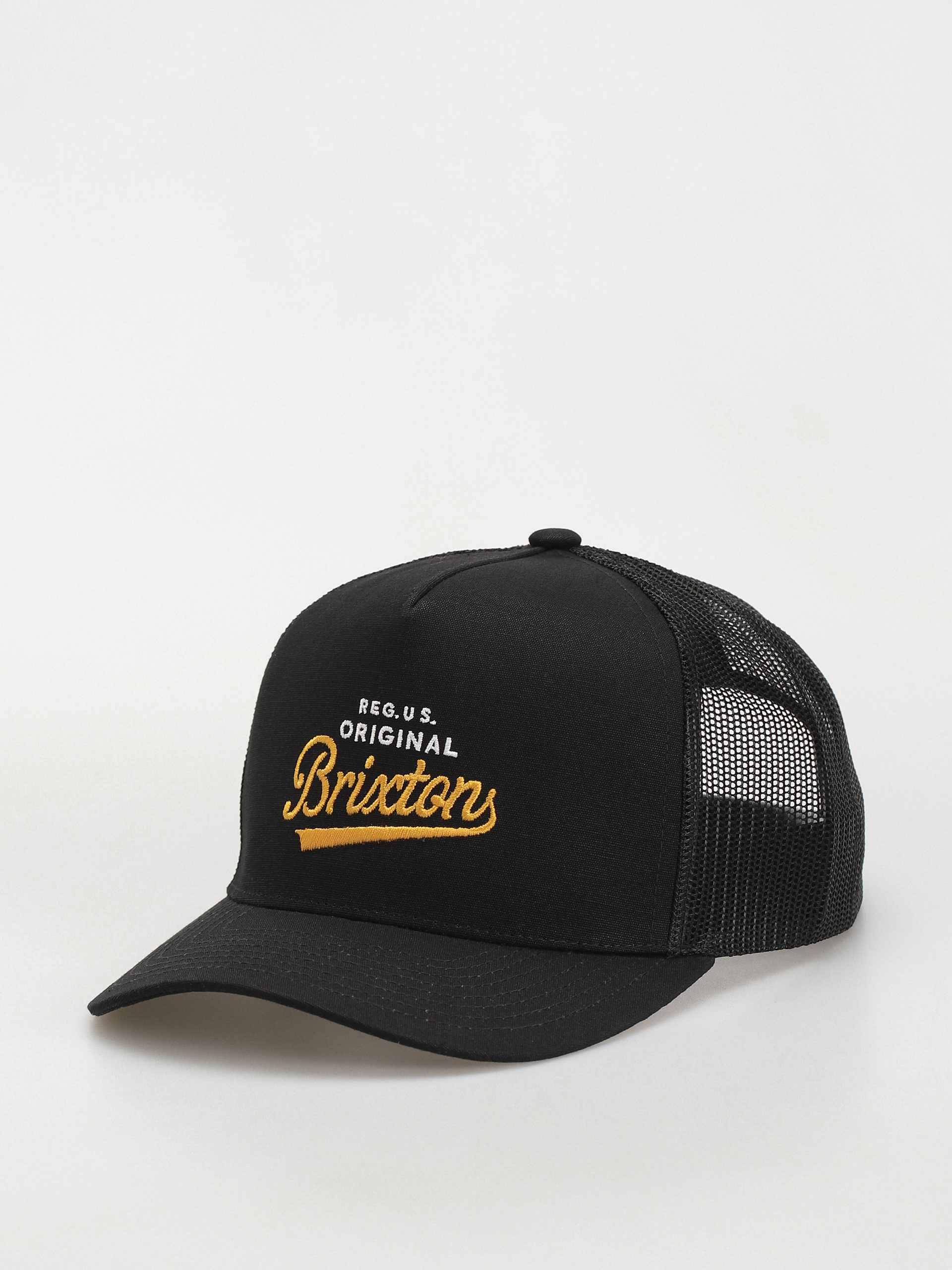 Czapka z daszkiem Brixton Postal C Netplus Mp Trucker (black/black)