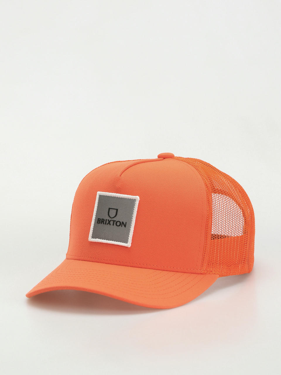 Czapka z daszkiem Brixton Alpha Block X C Mp Mesh Cap (orange/orange)