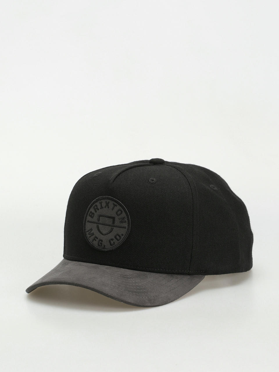 Czapka z daszkiem Brixton Crest C Mp Snapback (black/black/black)