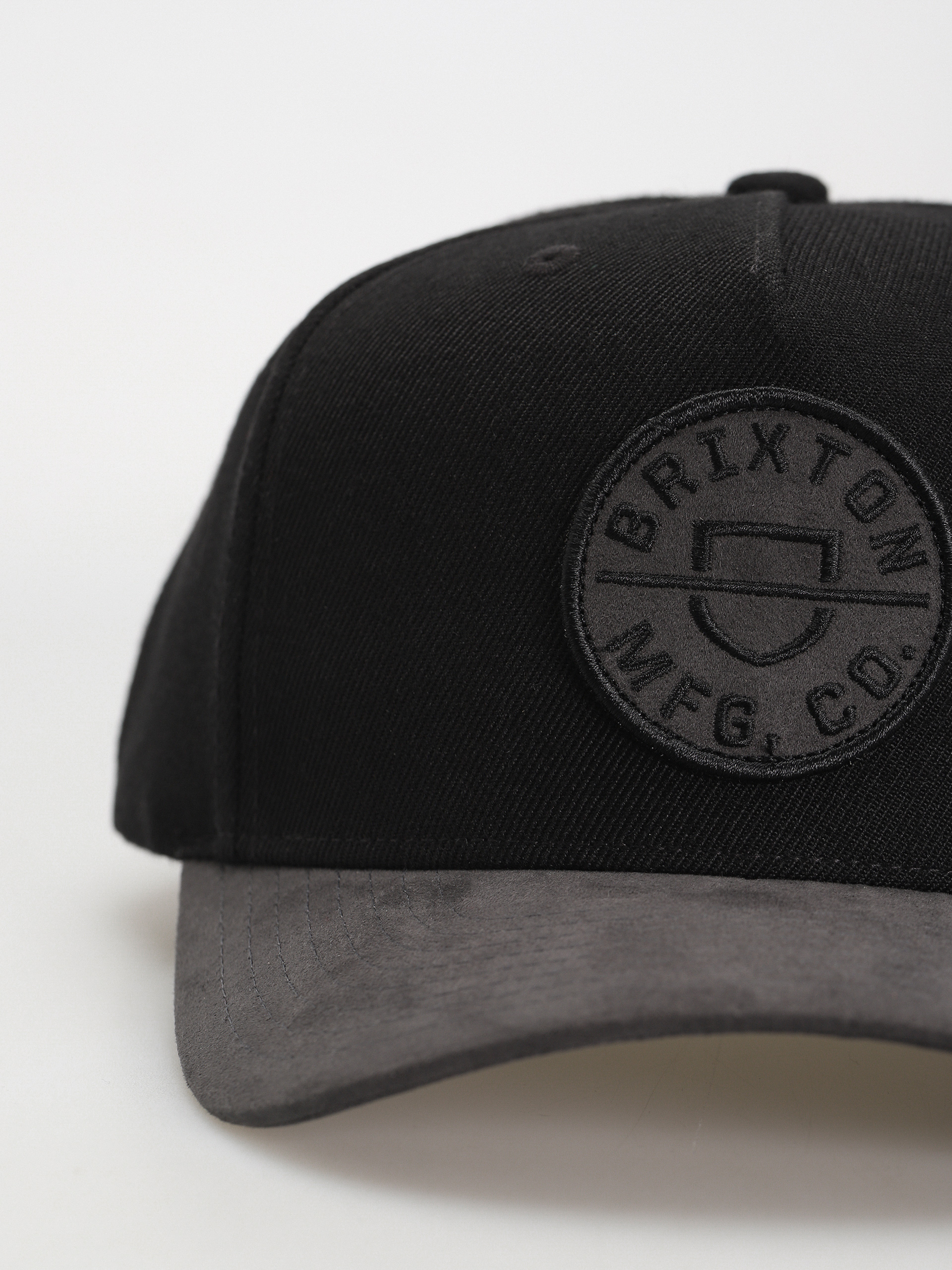 Czapka z daszkiem Brixton Crest C Mp Snapback (black/black/black)
