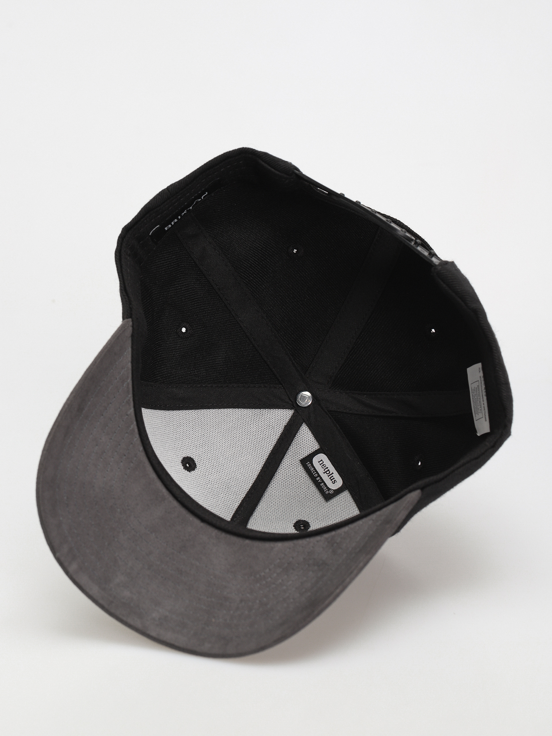 Czapka z daszkiem Brixton Crest C Mp Snapback (black/black/black)