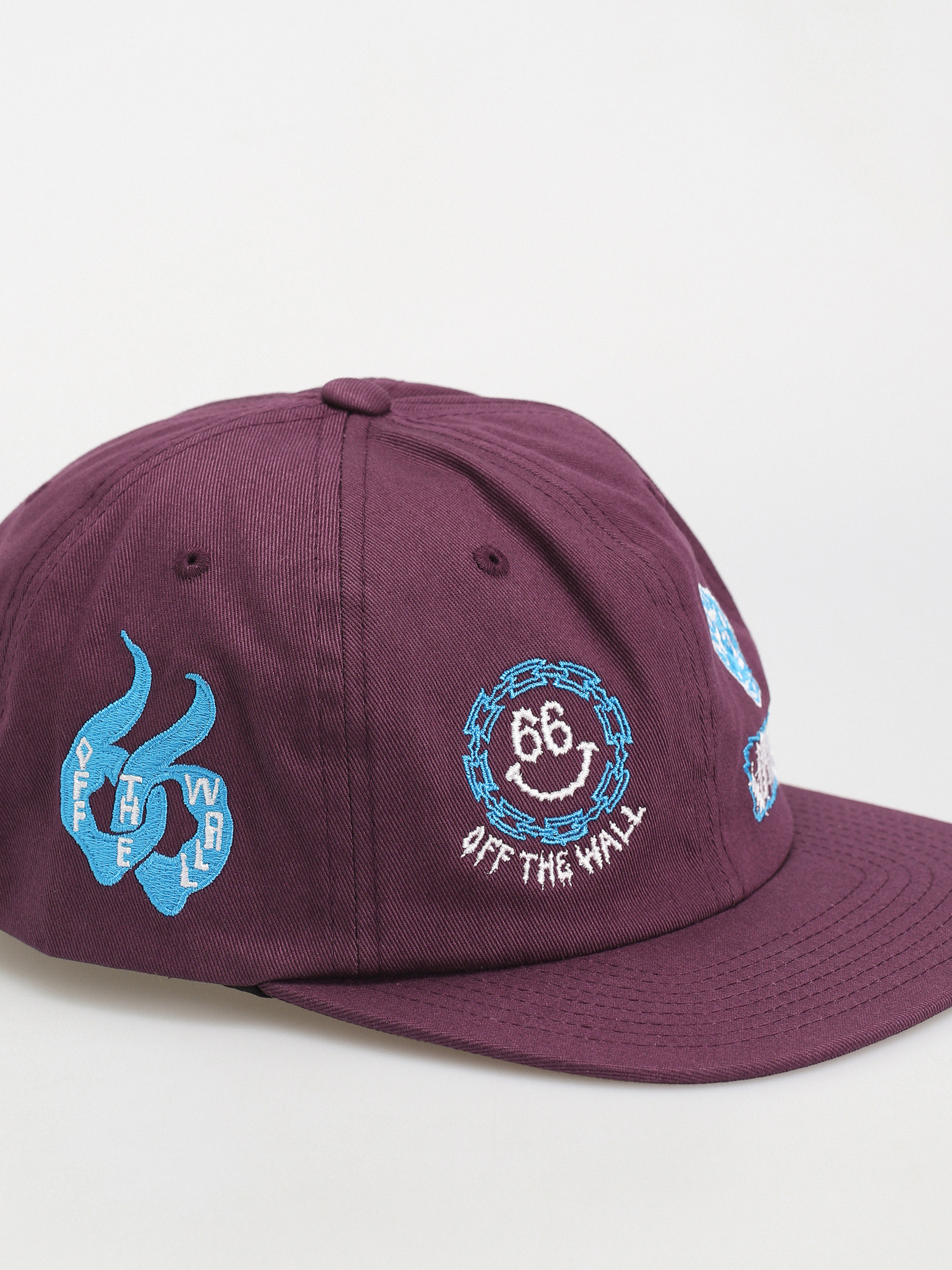 Czapka z daszkiem Vans Whammy Low Unstructured (blackberry wine)