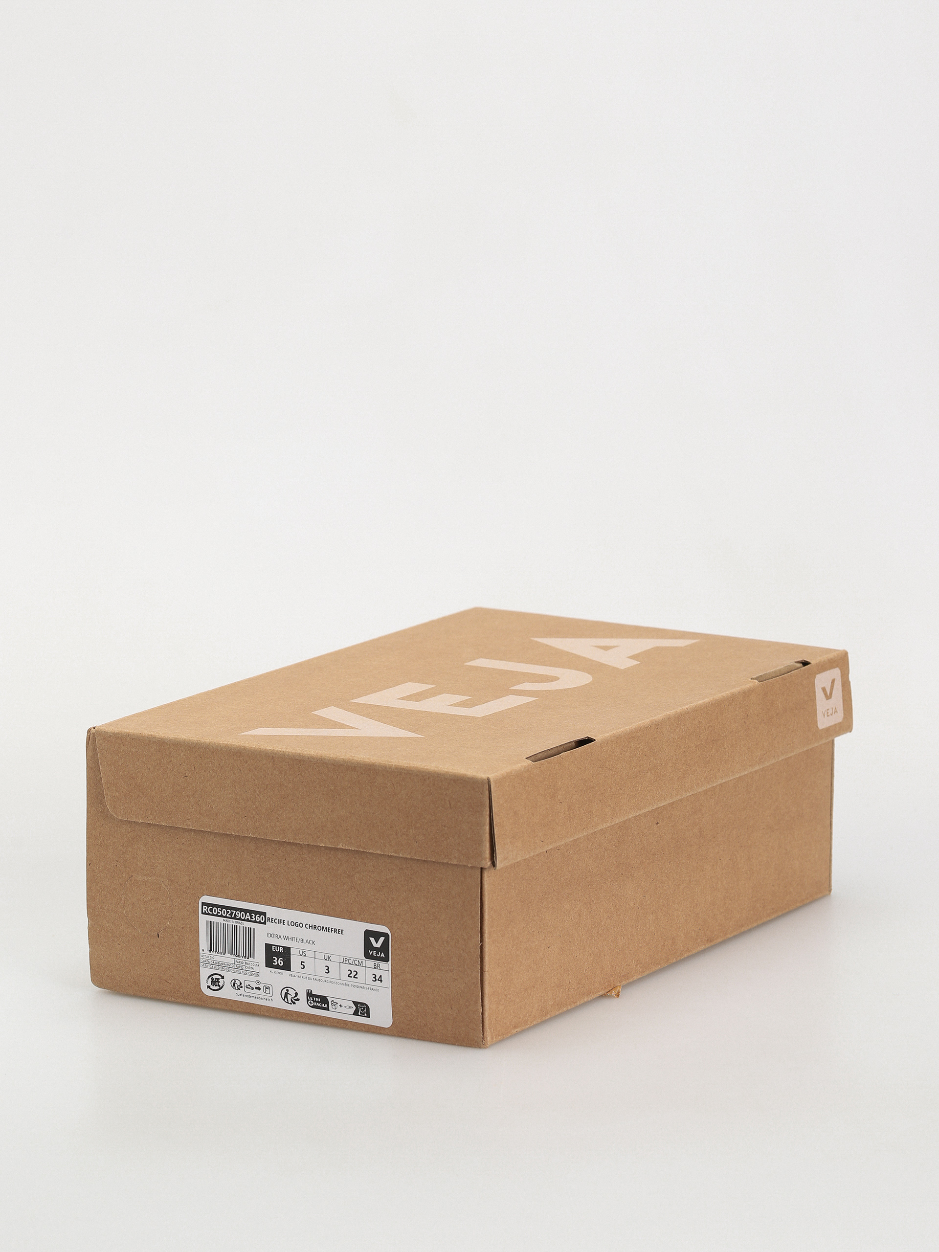 Buty Veja Recife Logo Wmn (extra white black)