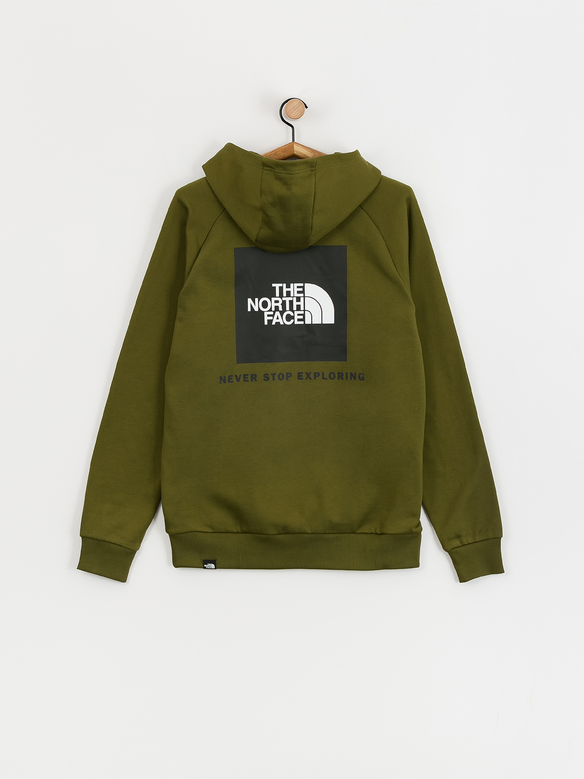 Bluza z kapturem The North Face Raglan Redbox HD (forest olive)