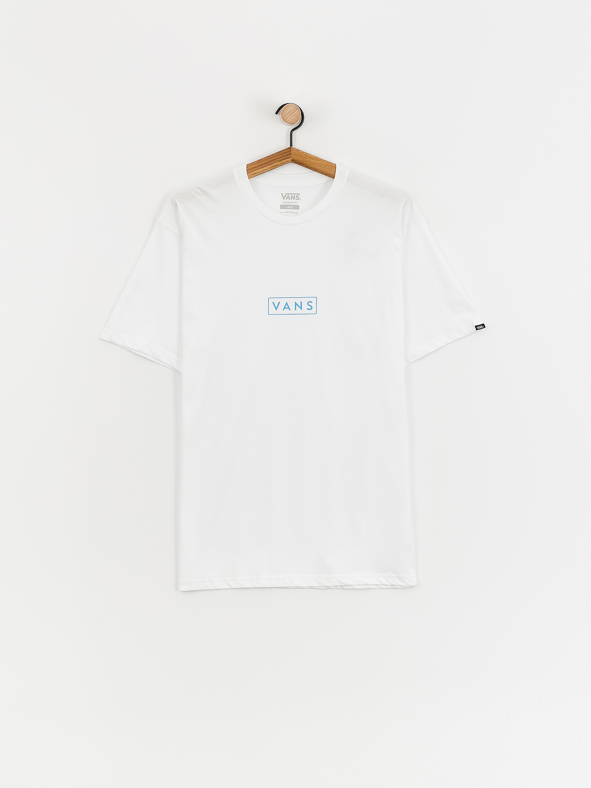 T-shirt Vans Classic Easy Box (white/malibu blue)