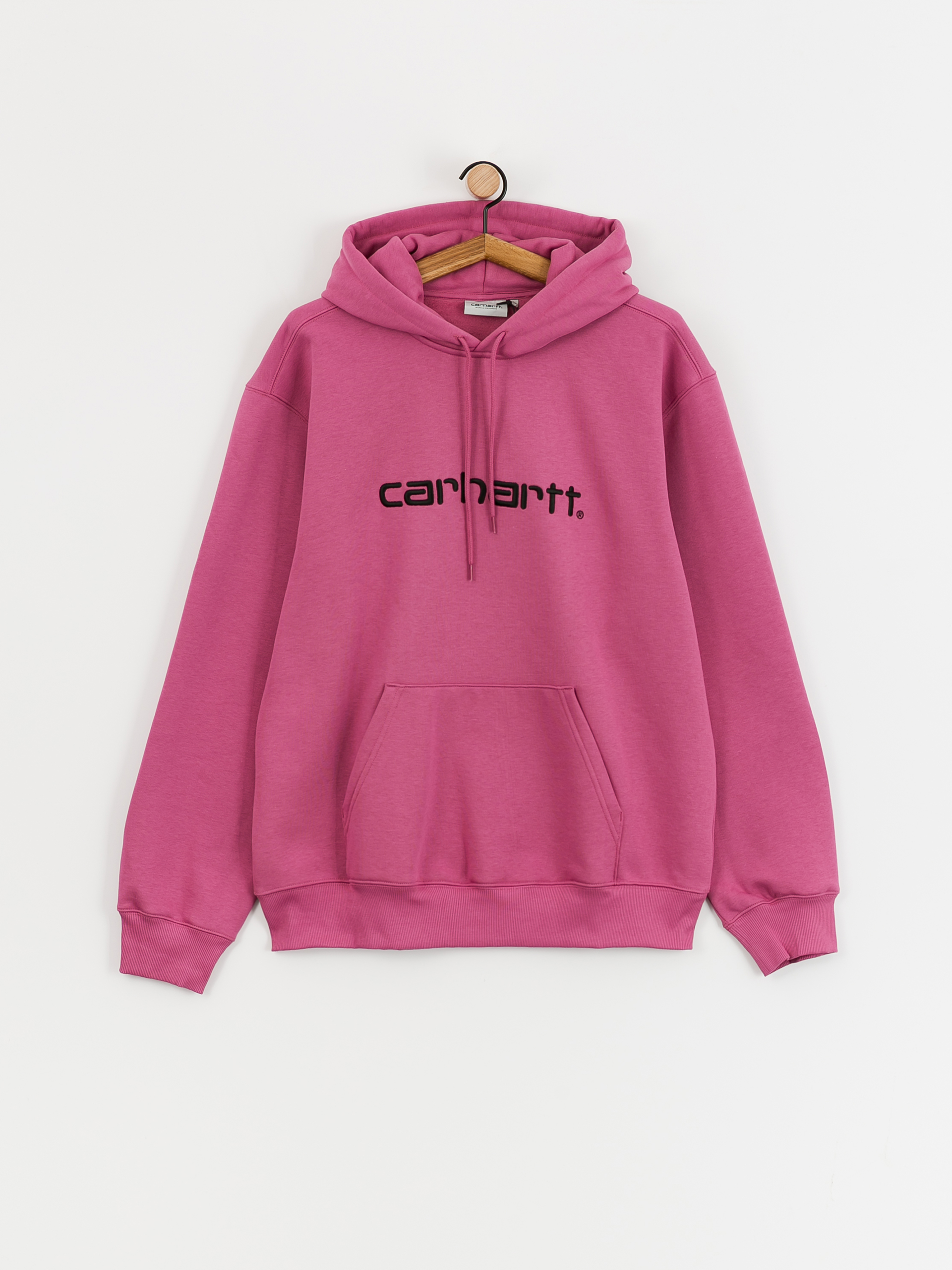 Bluza z kapturem Carhartt WIP Carhartt HD (magenta/black)