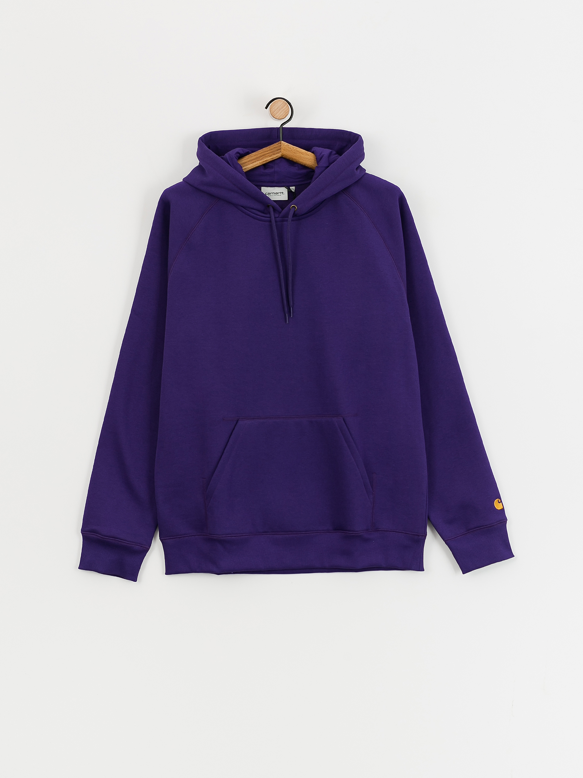 Bluza z kapturem Carhartt WIP Chase HD (tyrian/gold)