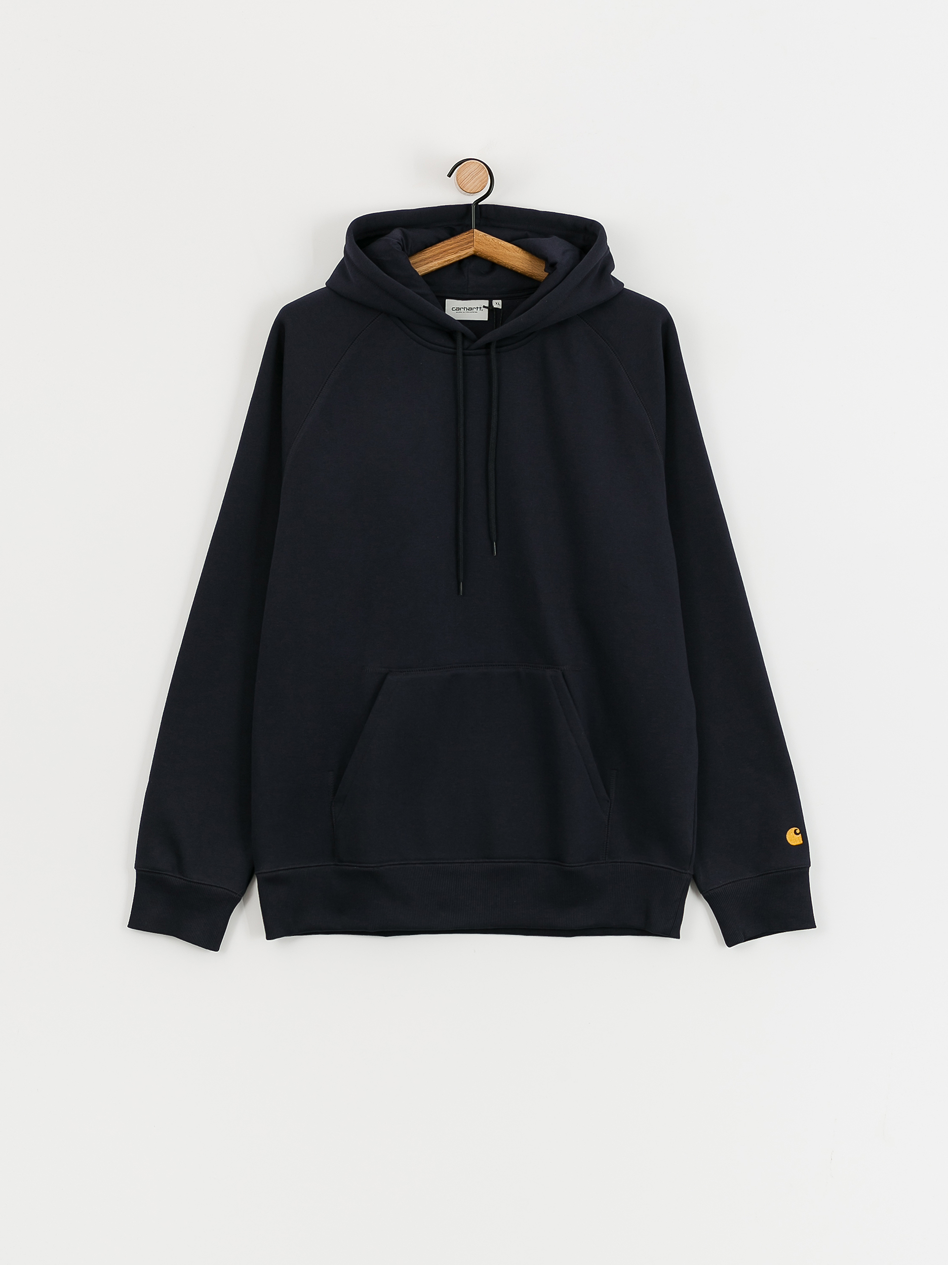 Bluza z kapturem Carhartt WIP Chase HD (dark navy/gold)