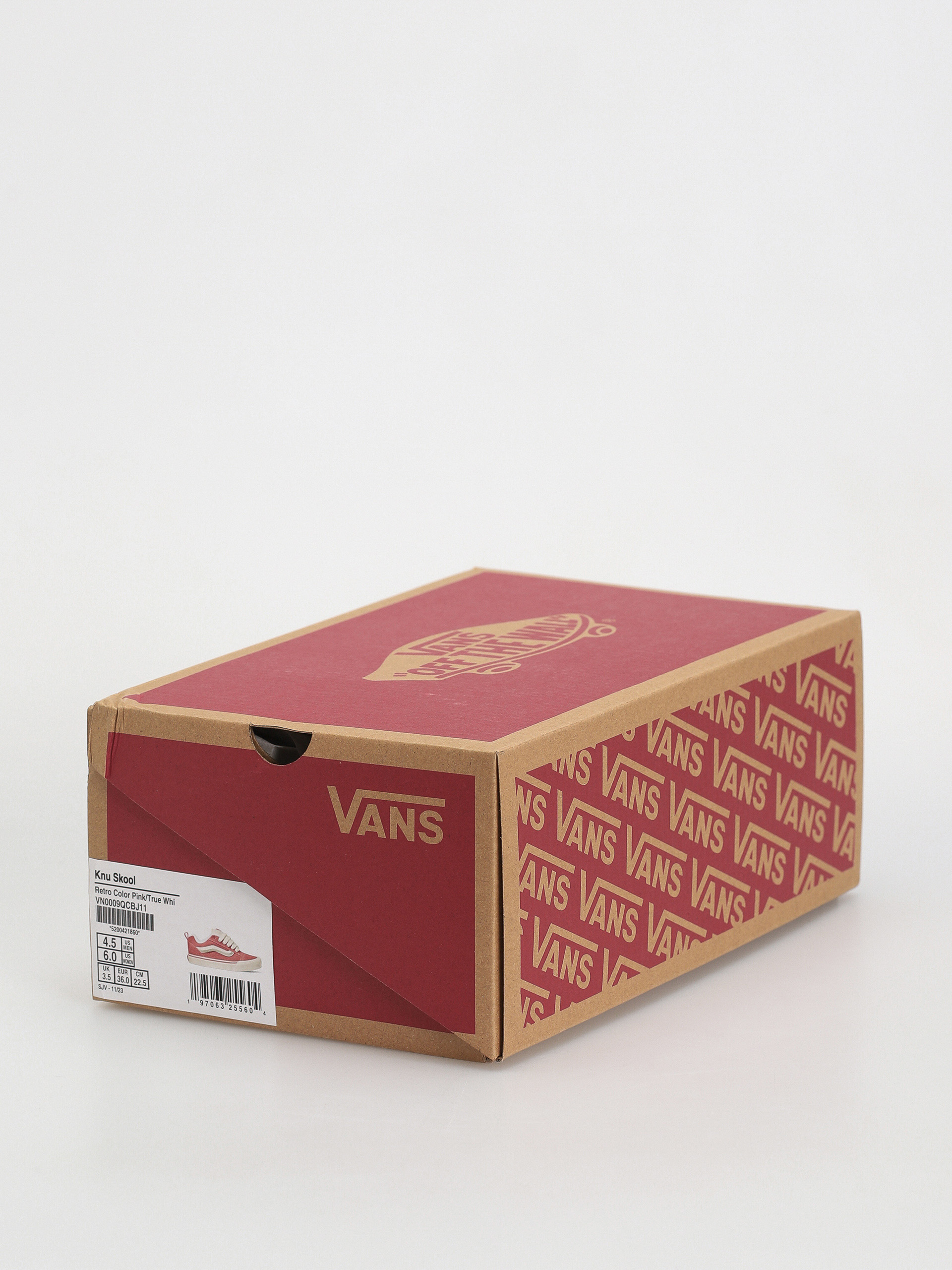 Buty Vans Knu Skool (retro color pink/true white)