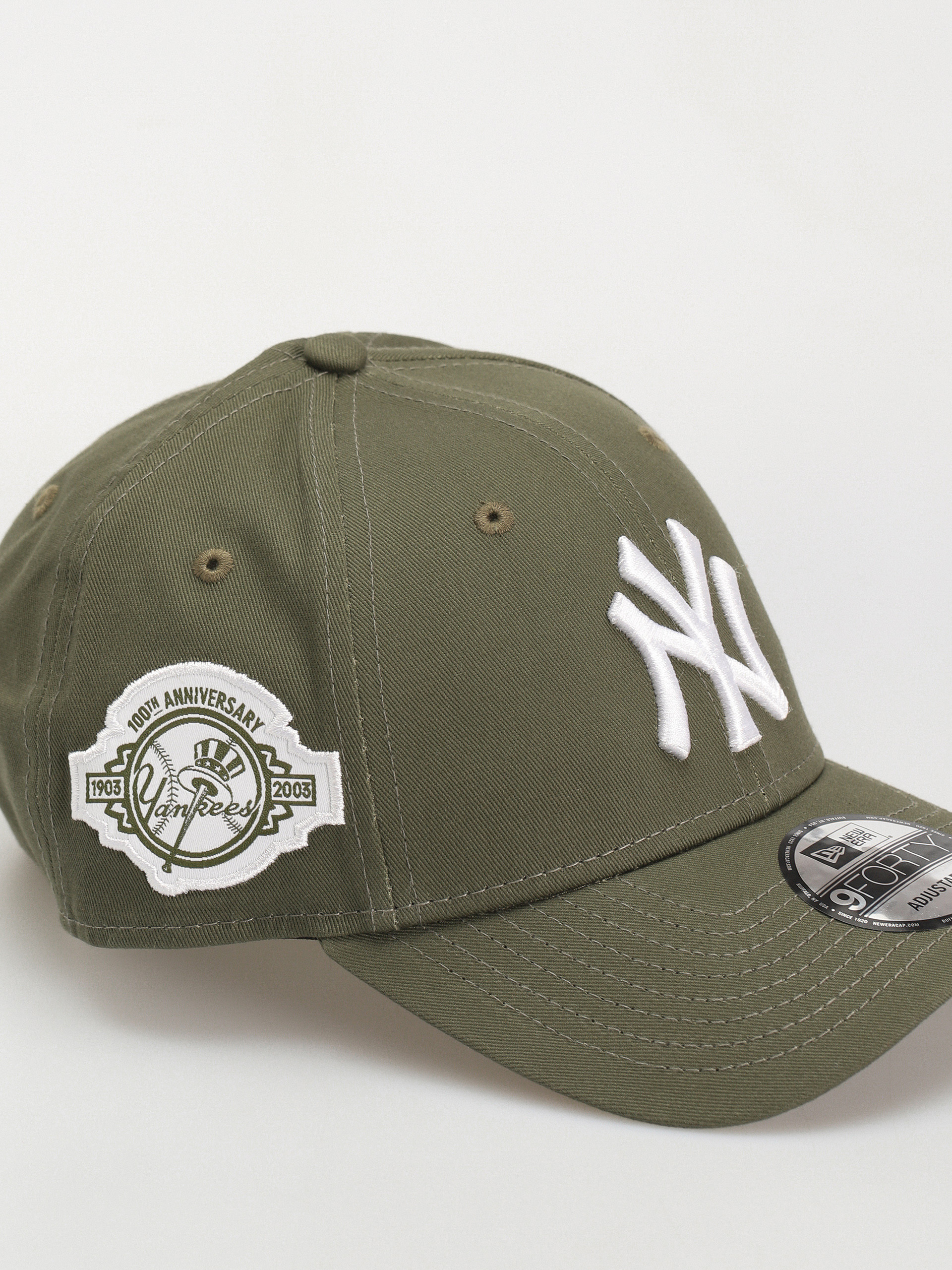 Czapka z daszkiem New Era Side Patch 9Forty New York Yankees (khaki)