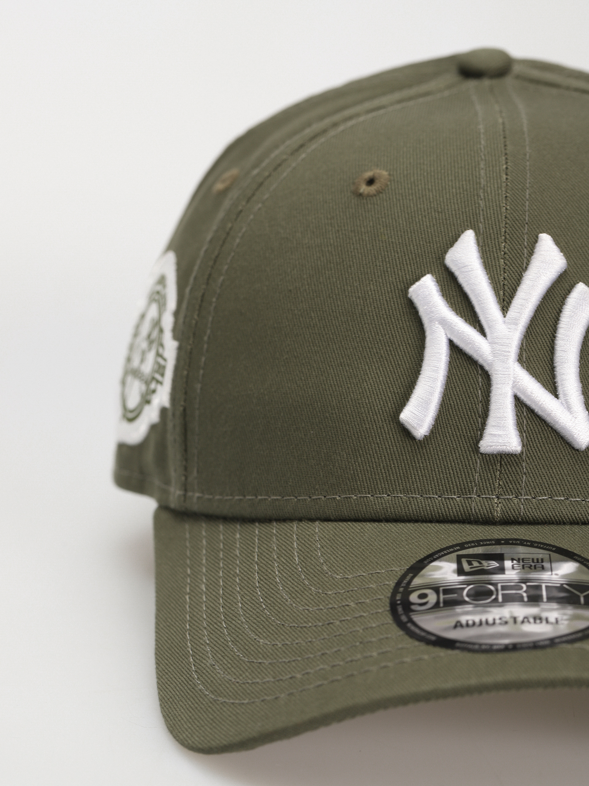 Czapka z daszkiem New Era Side Patch 9Forty New York Yankees (khaki)