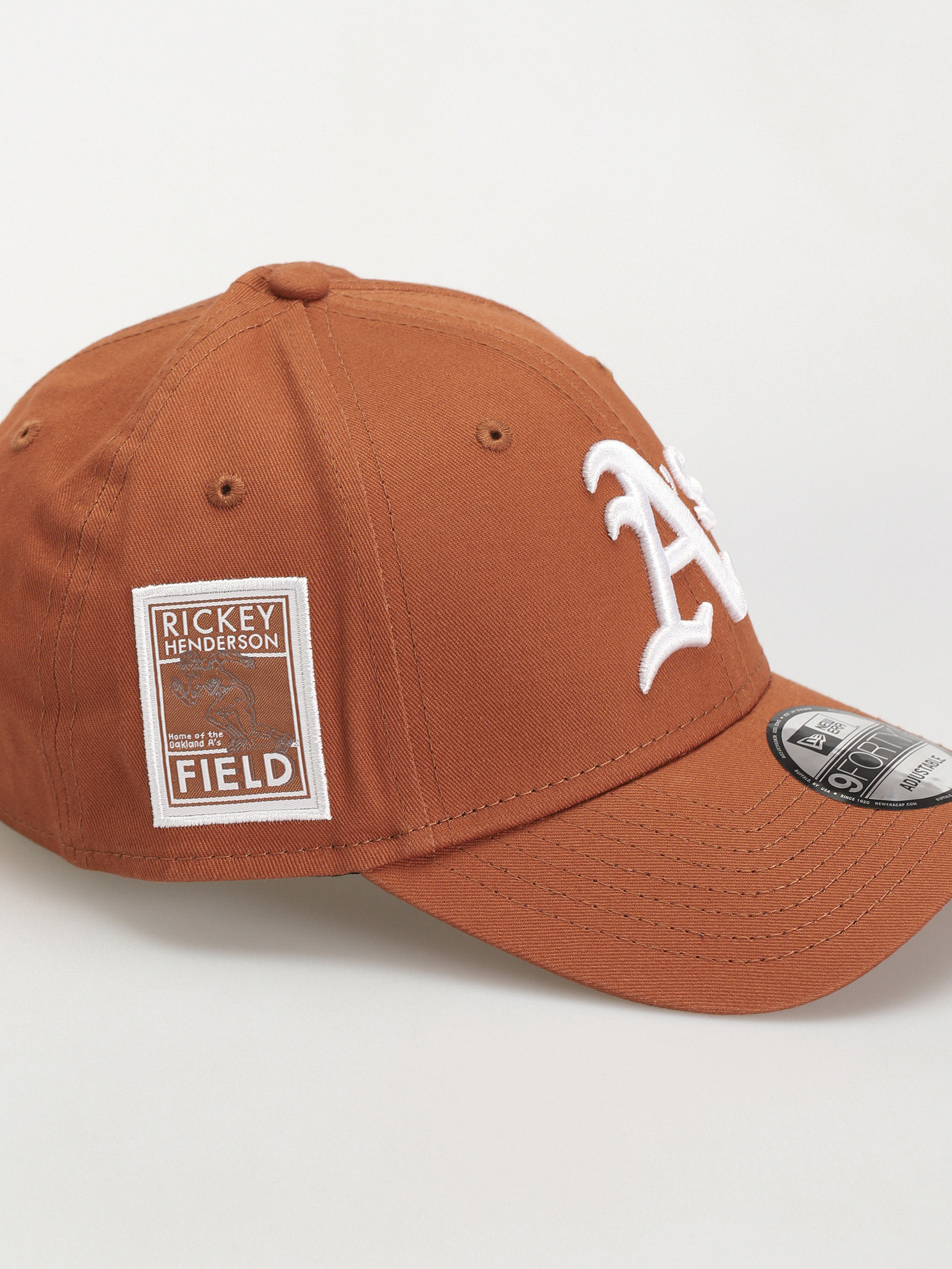 Czapka z daszkiem New Era Side Patch 9Forty Okland Athletics (orange)