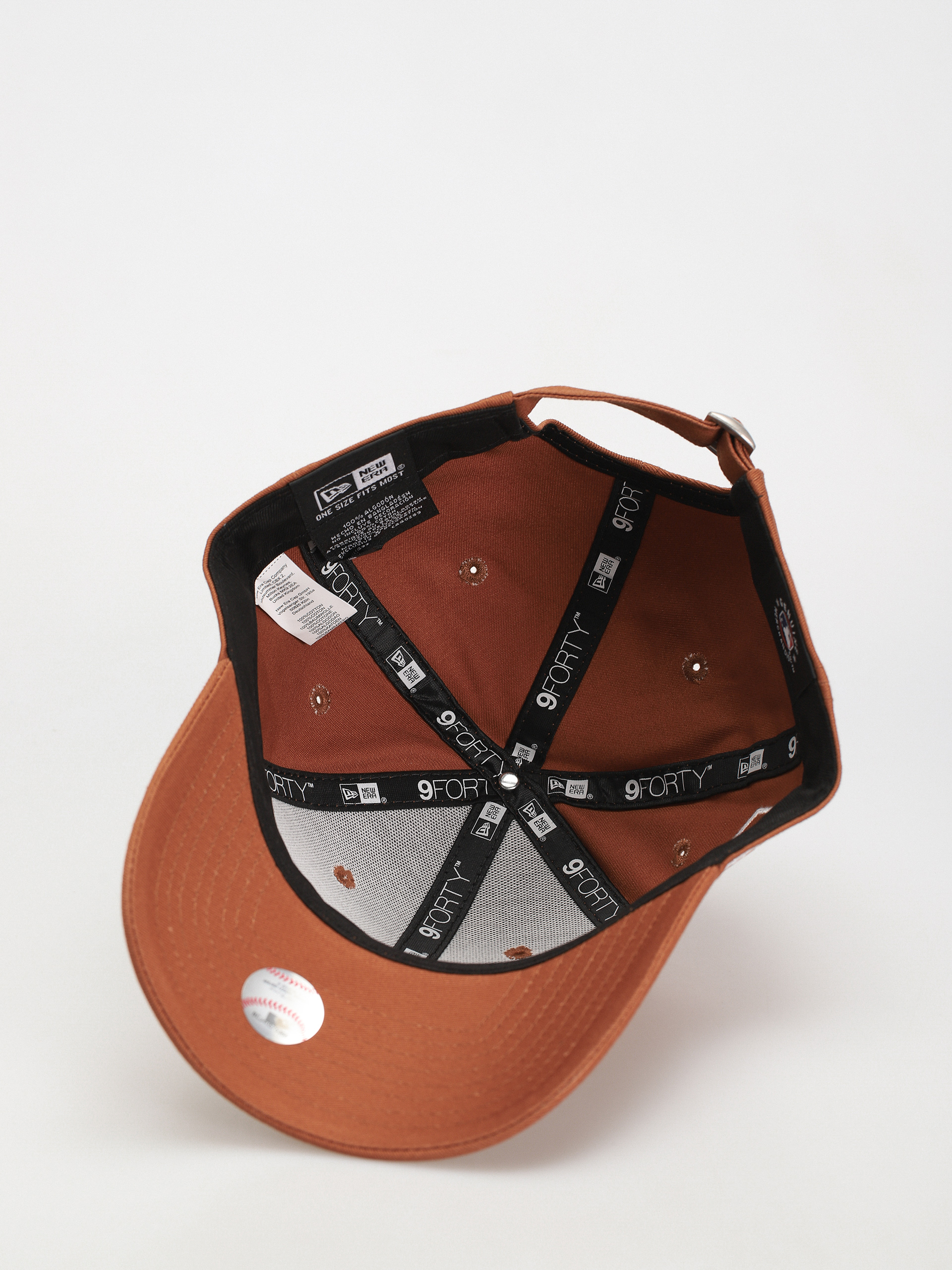 Czapka z daszkiem New Era Side Patch 9Forty Okland Athletics (orange)