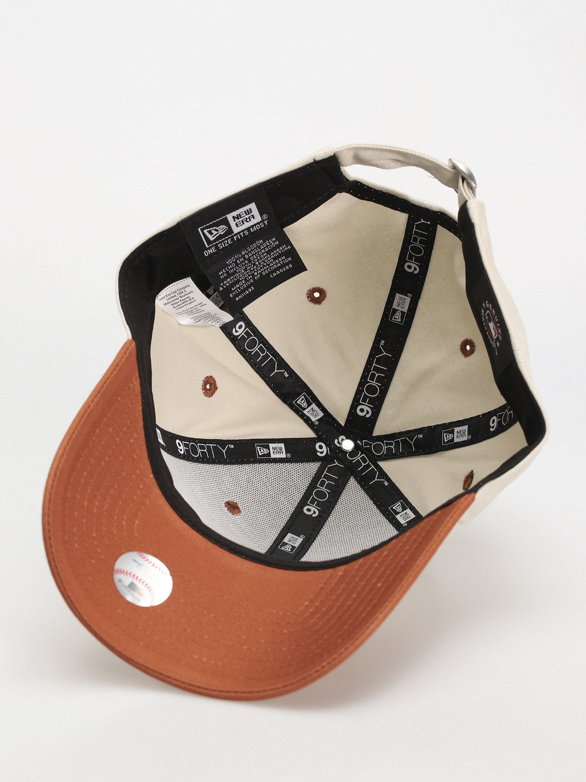 Czapka z daszkiem New Era White Crown 9Forty Los Angeles Dodgers (ivory)