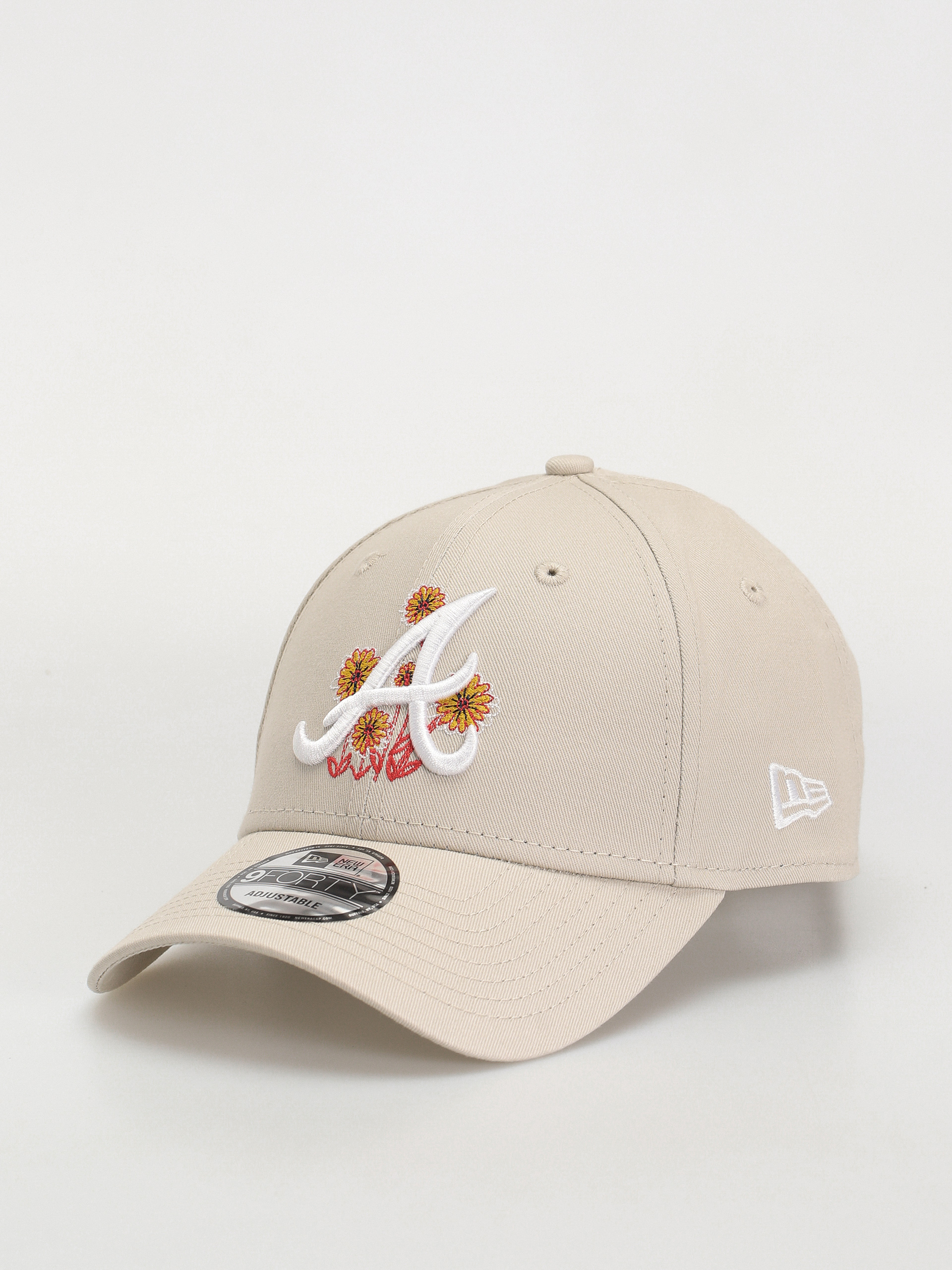 Czapka z daszkiem New Era Flower Icon 9Forty Atlanta Braves (stone)