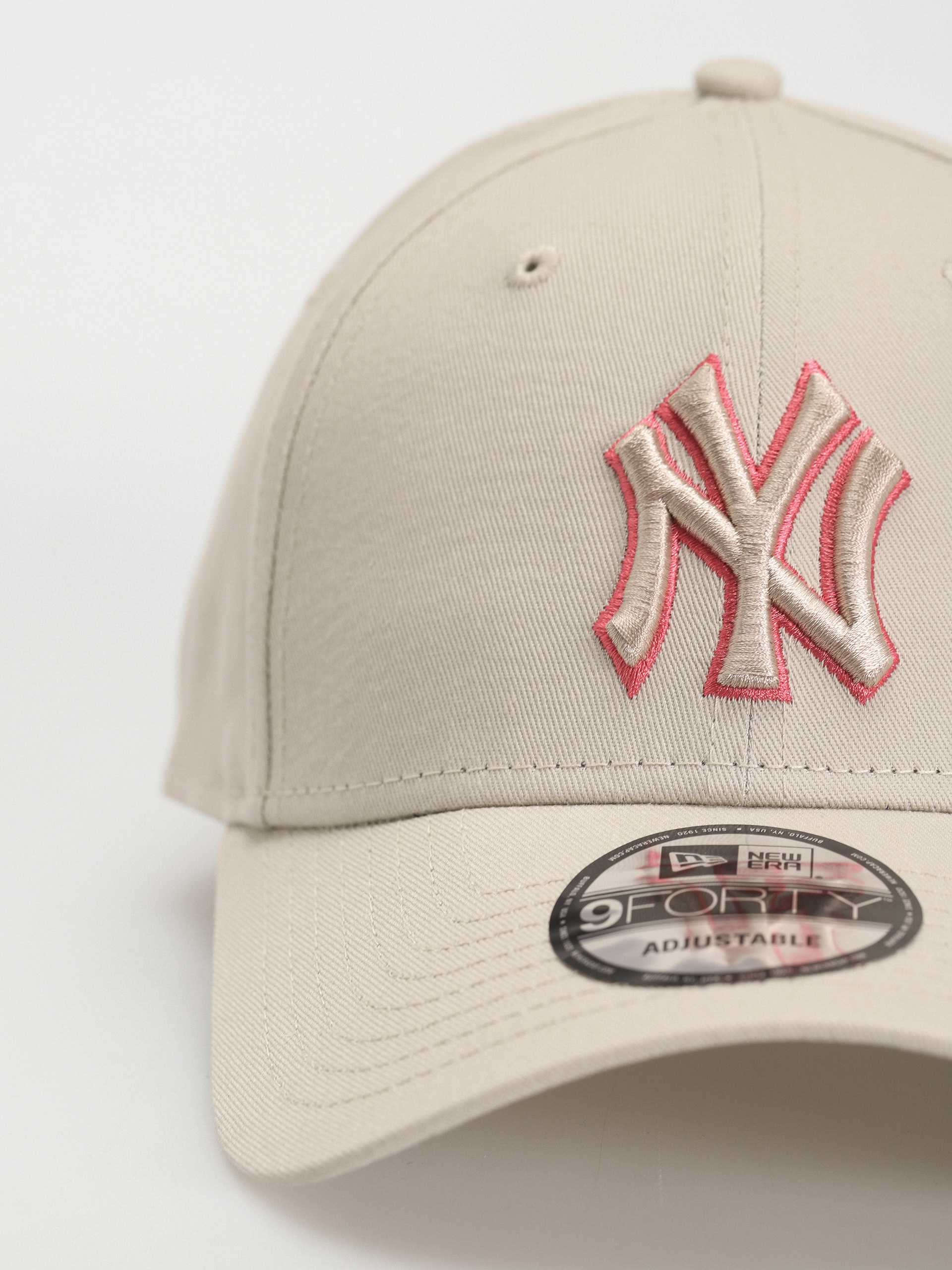 Czapka z daszkiem New Era Team Outline 9Forty New York Yankees (stone)