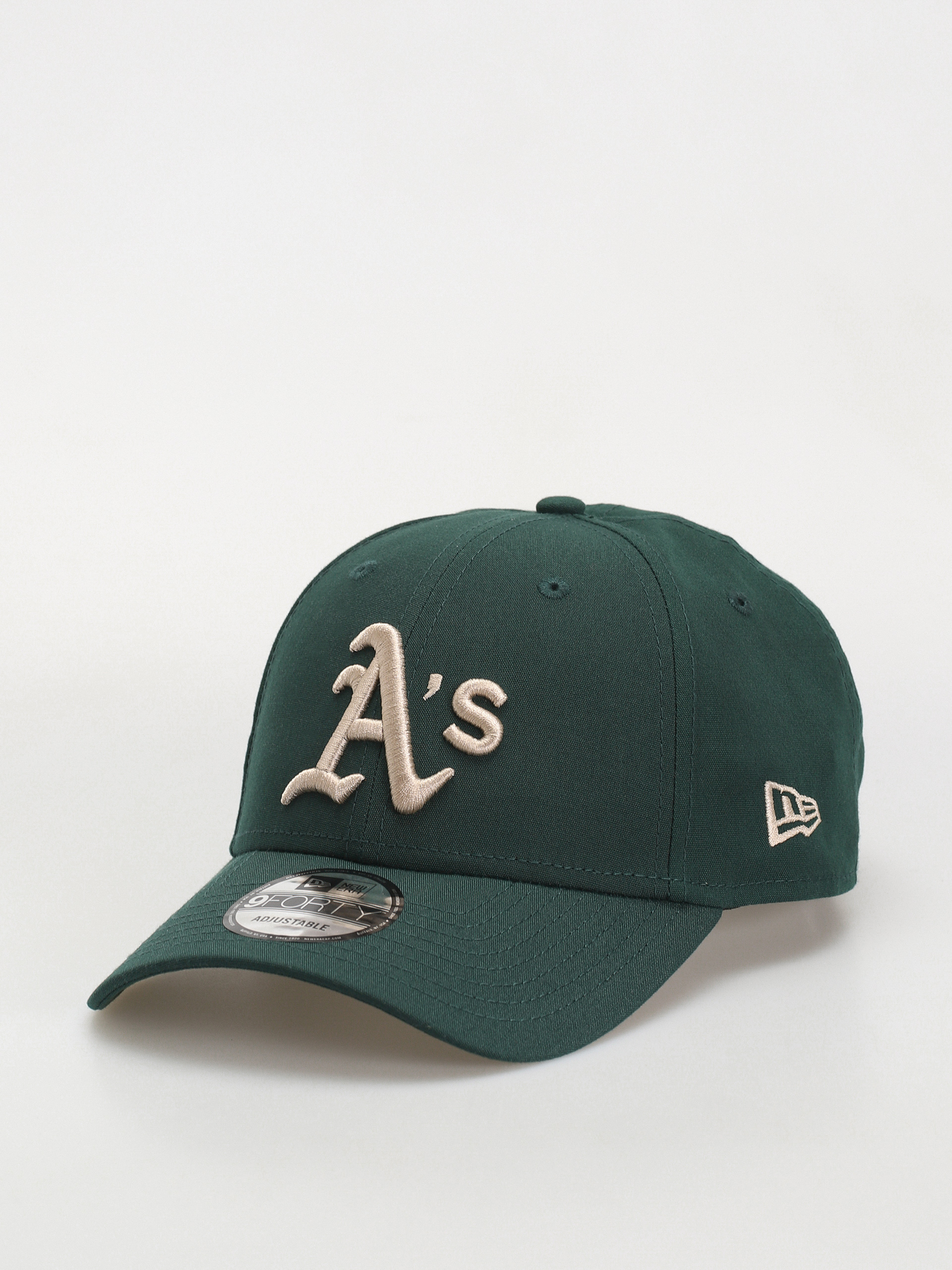 Czapka z daszkiem New Era Repreve 9Forty Okland Athletics (dark green)