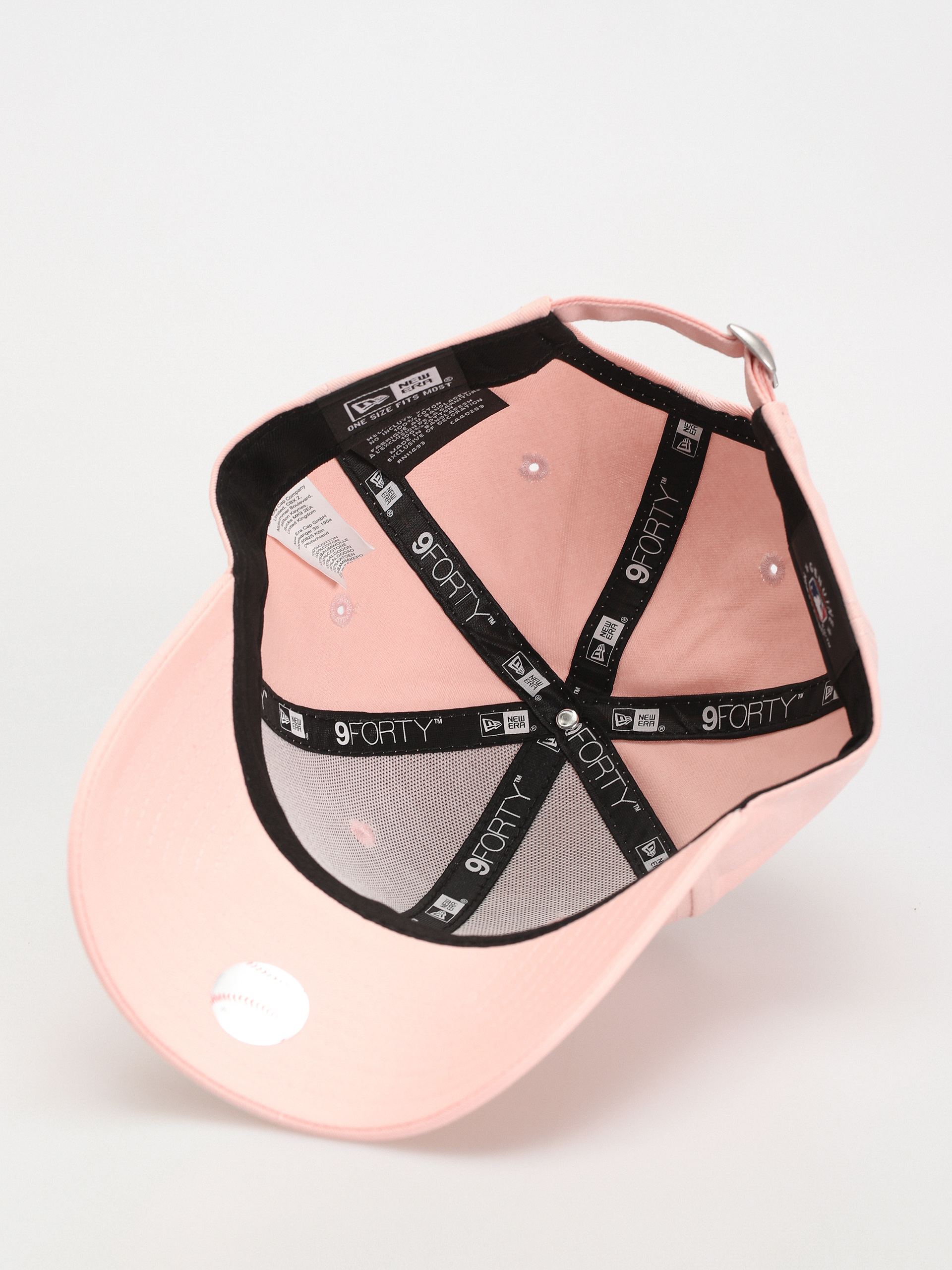 Czapka z daszkiem New Era League Essential 9Forty New York Yankees Wmn (peach)