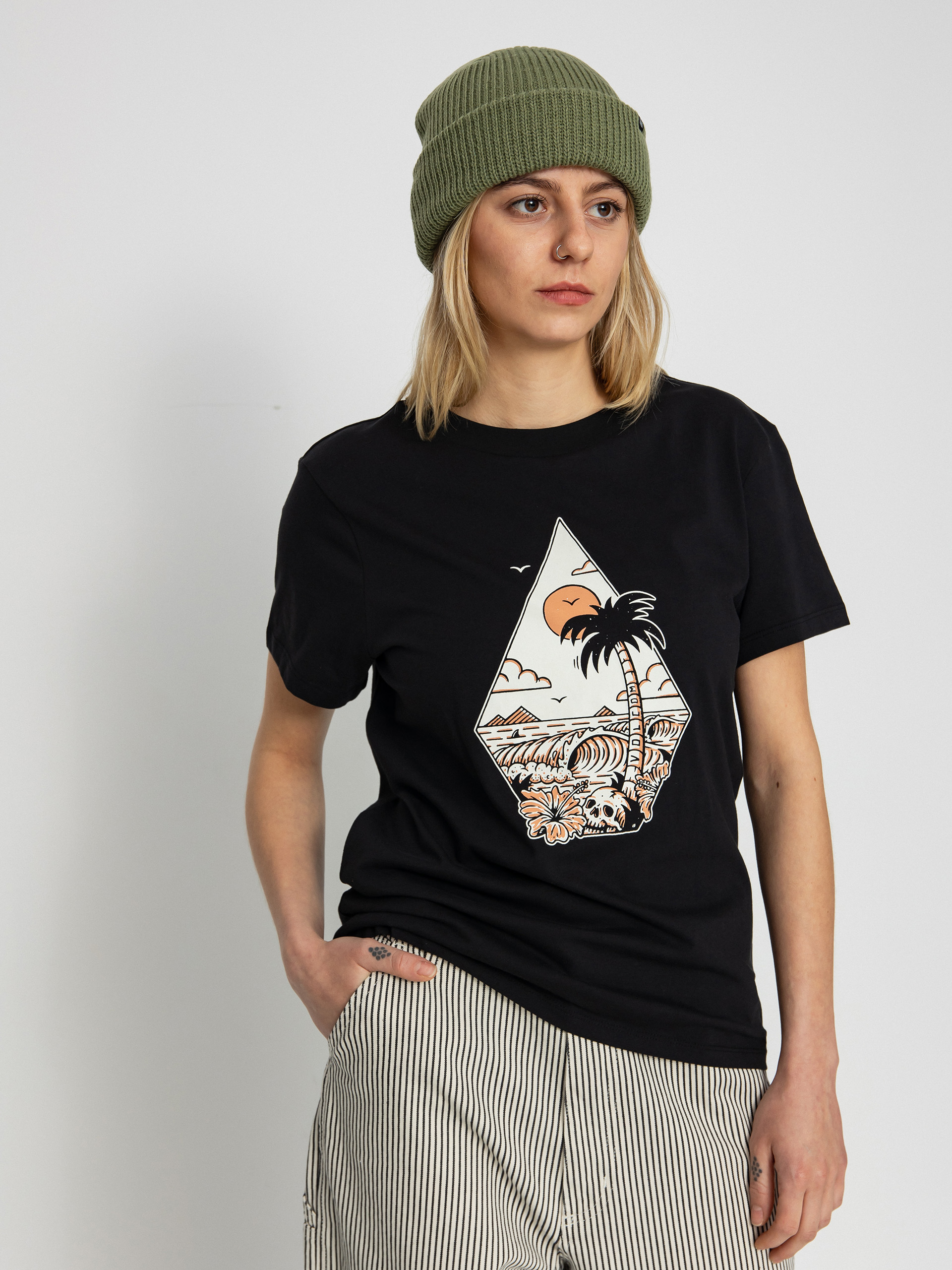 T-shirt Volcom Radical Daze Wmn (black)