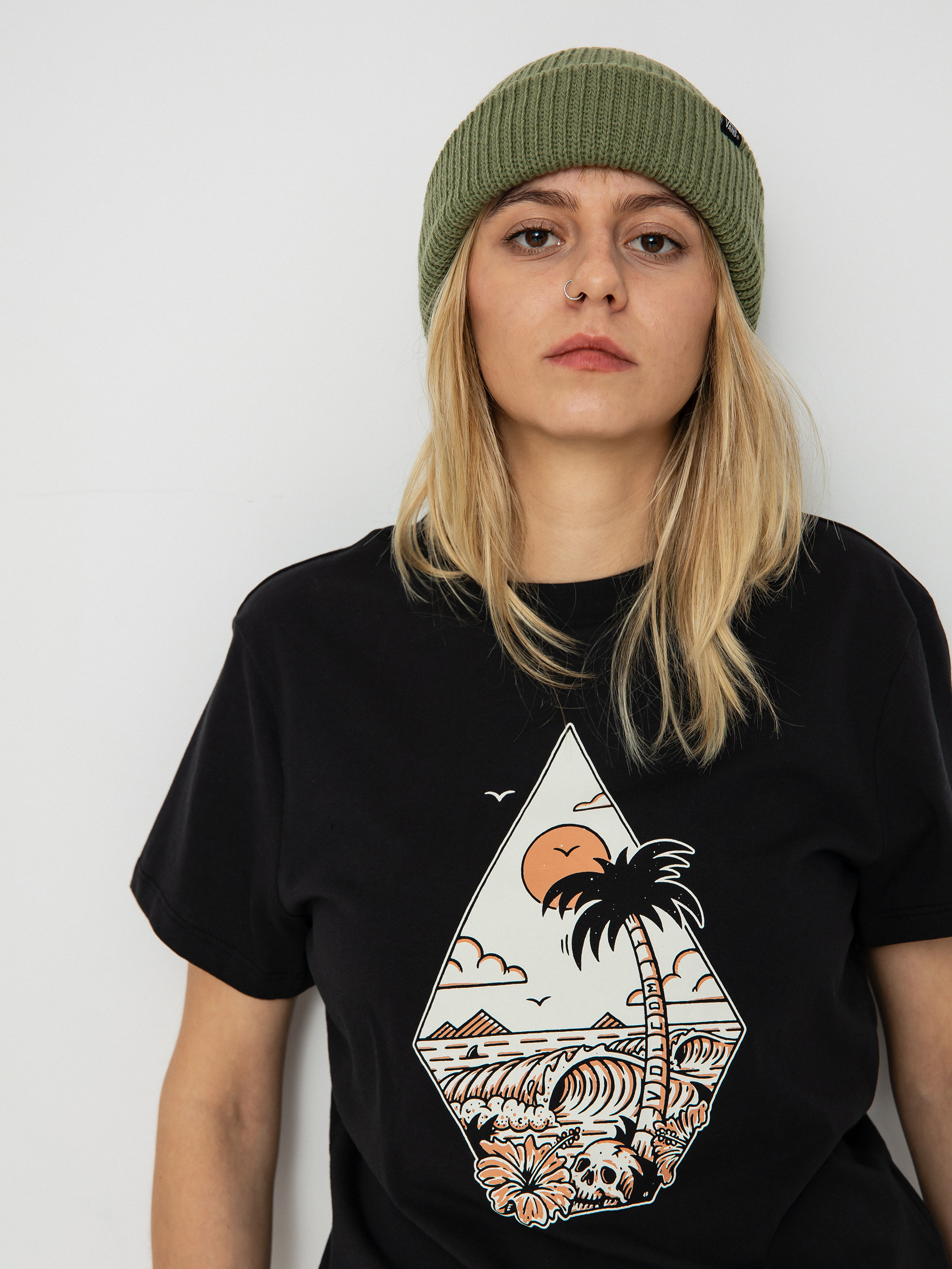 T-shirt Volcom Radical Daze Wmn (black)
