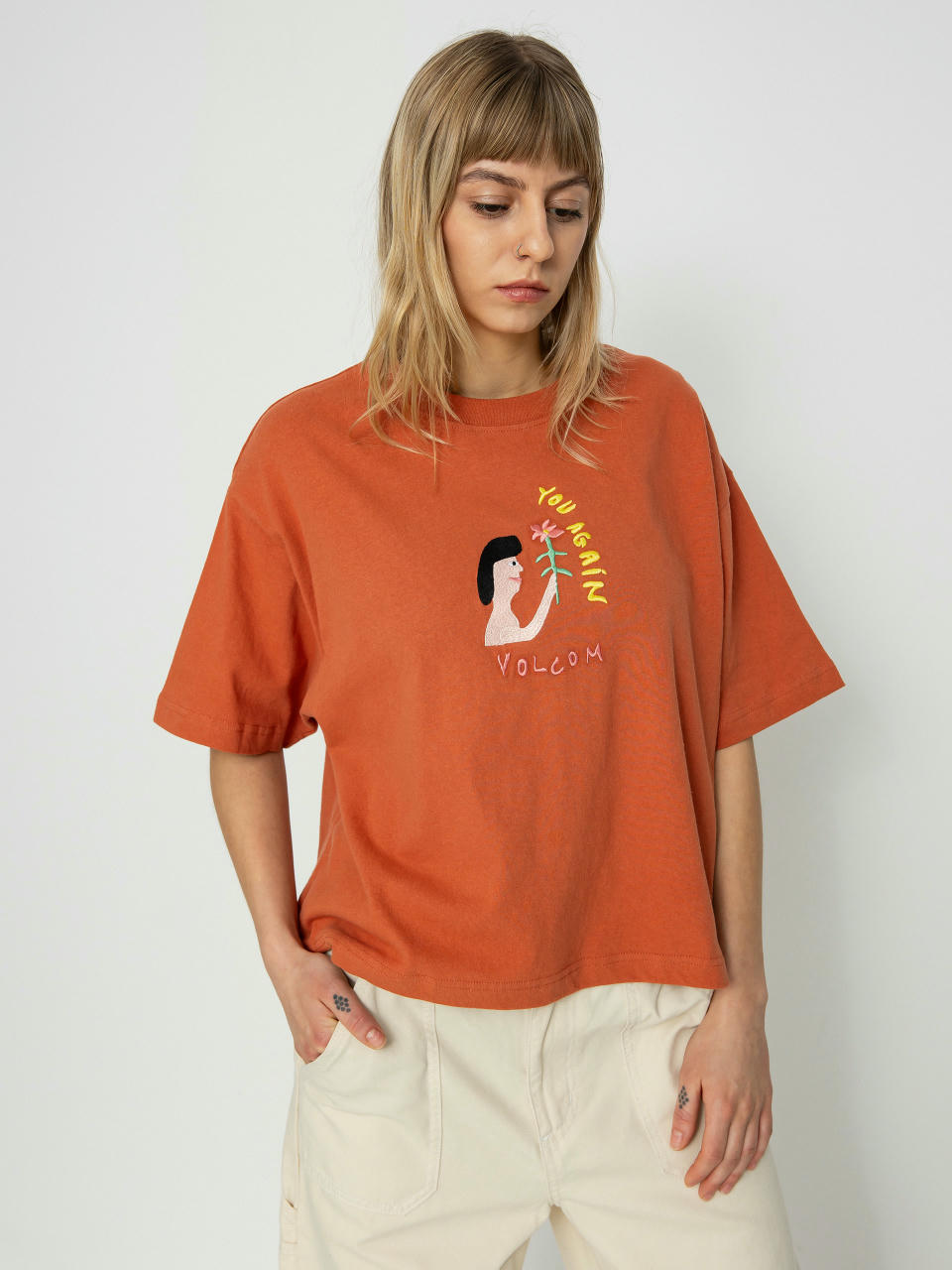 T-shirt Volcom Fa Arthur Longo Wmn (rosewood)