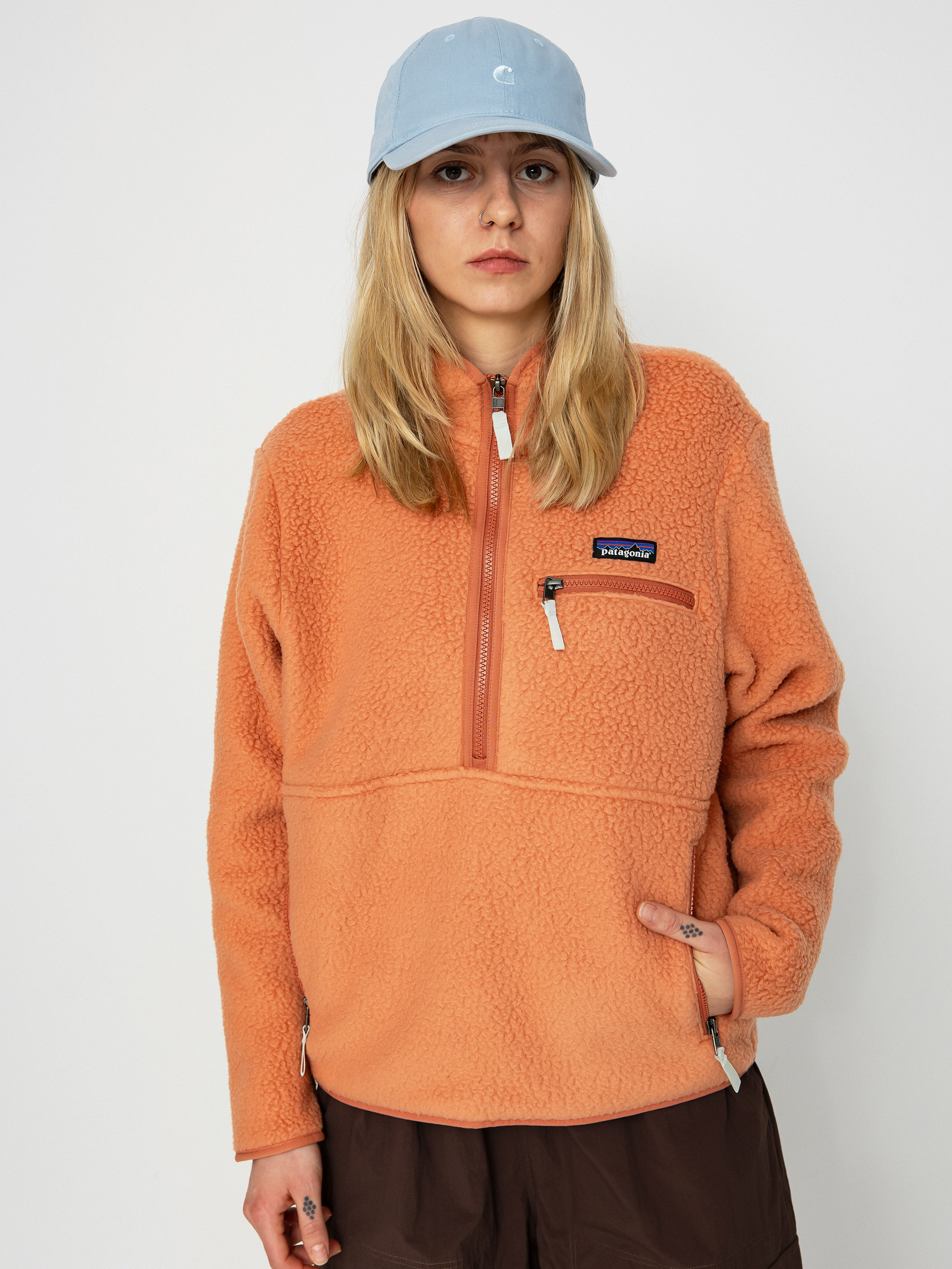 Damski Polar Patagonia Retro Pile Marsupial (sienna clay)