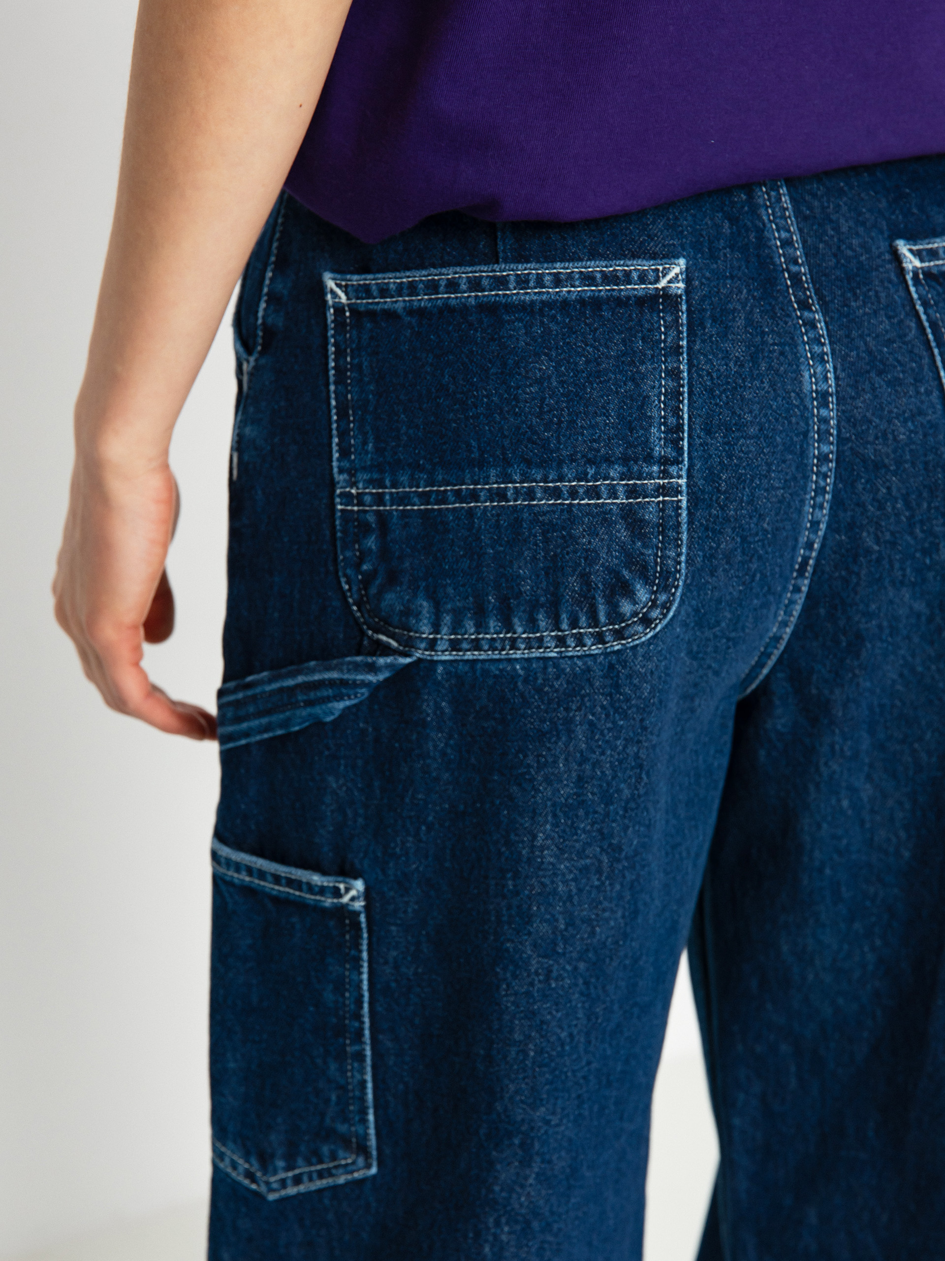 Spodnie Carhartt WIP Jens Wmn (blue)