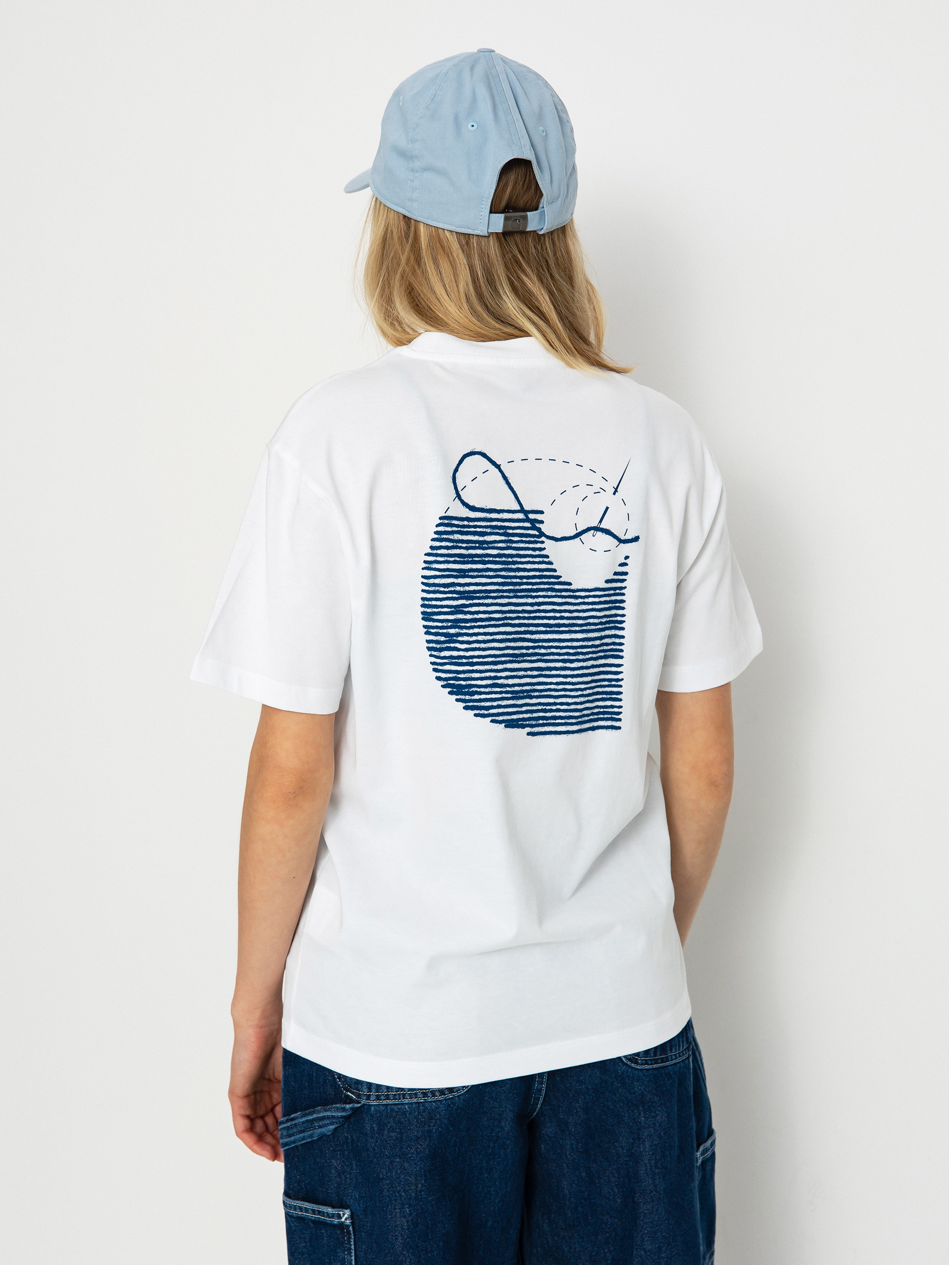 T-shirt Carhartt WIP Stitch Wmn (white/elder)