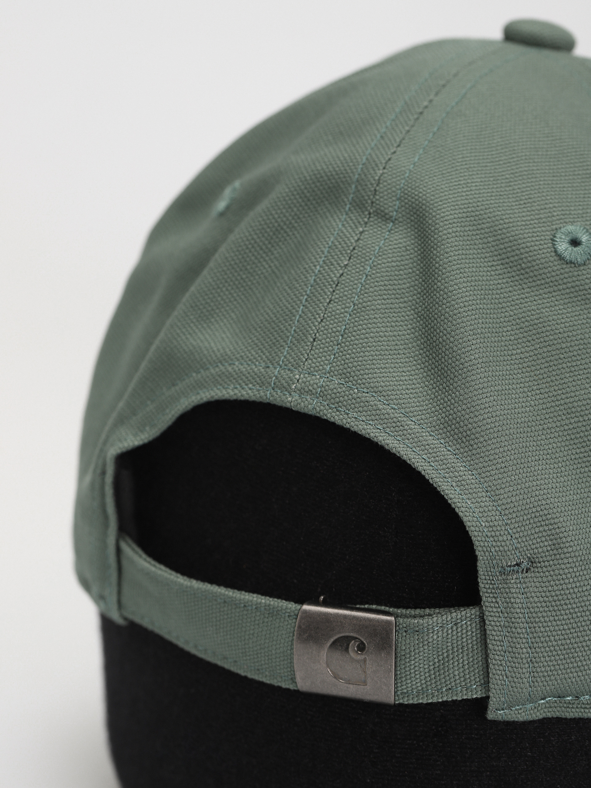 Czapka z daszkiem Carhartt WIP Canvas Script (park/white)