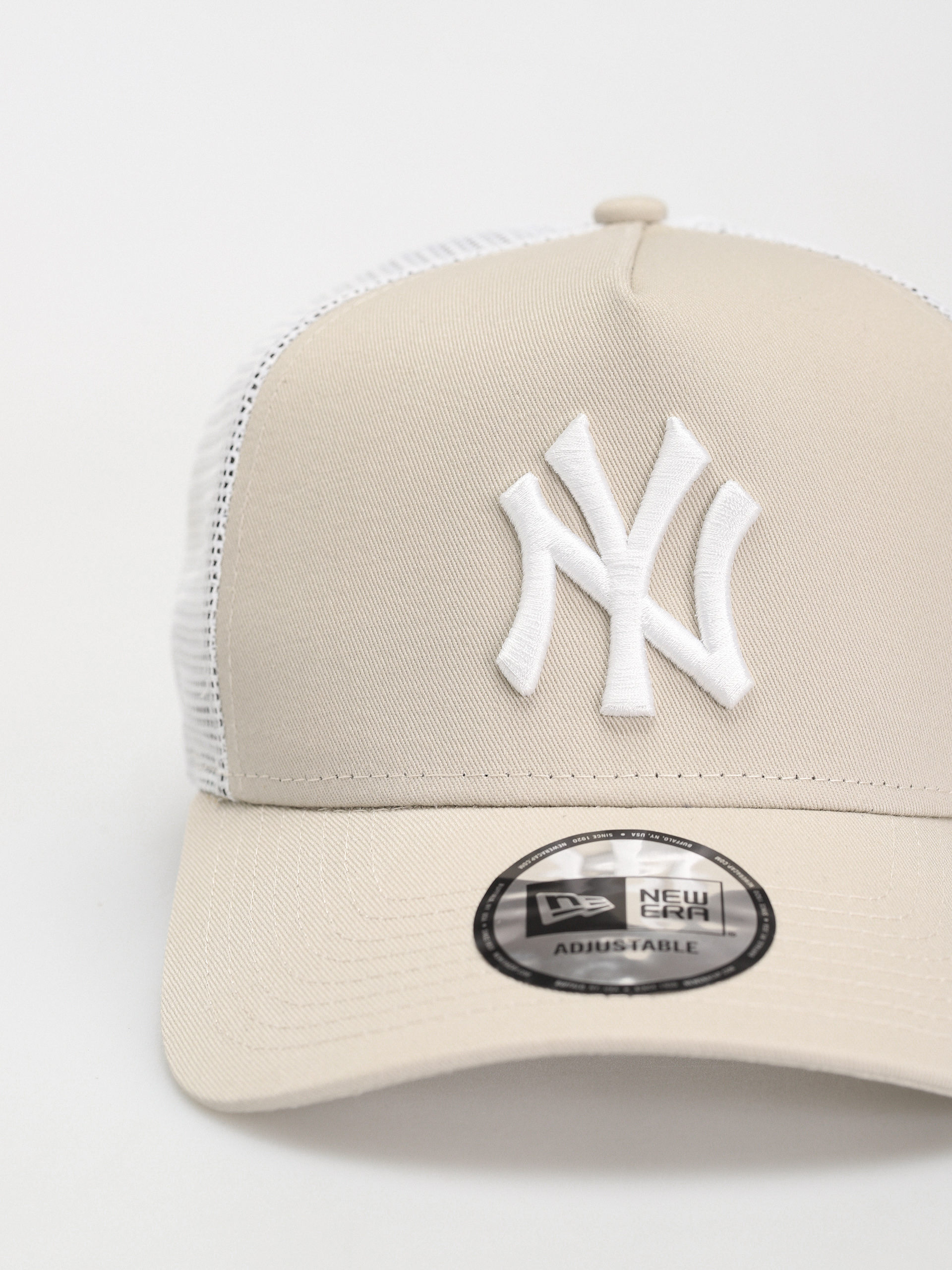 Czapka z daszkiem New Era League Essential 9Forty Af Trucker New York Yankees (stone/white)