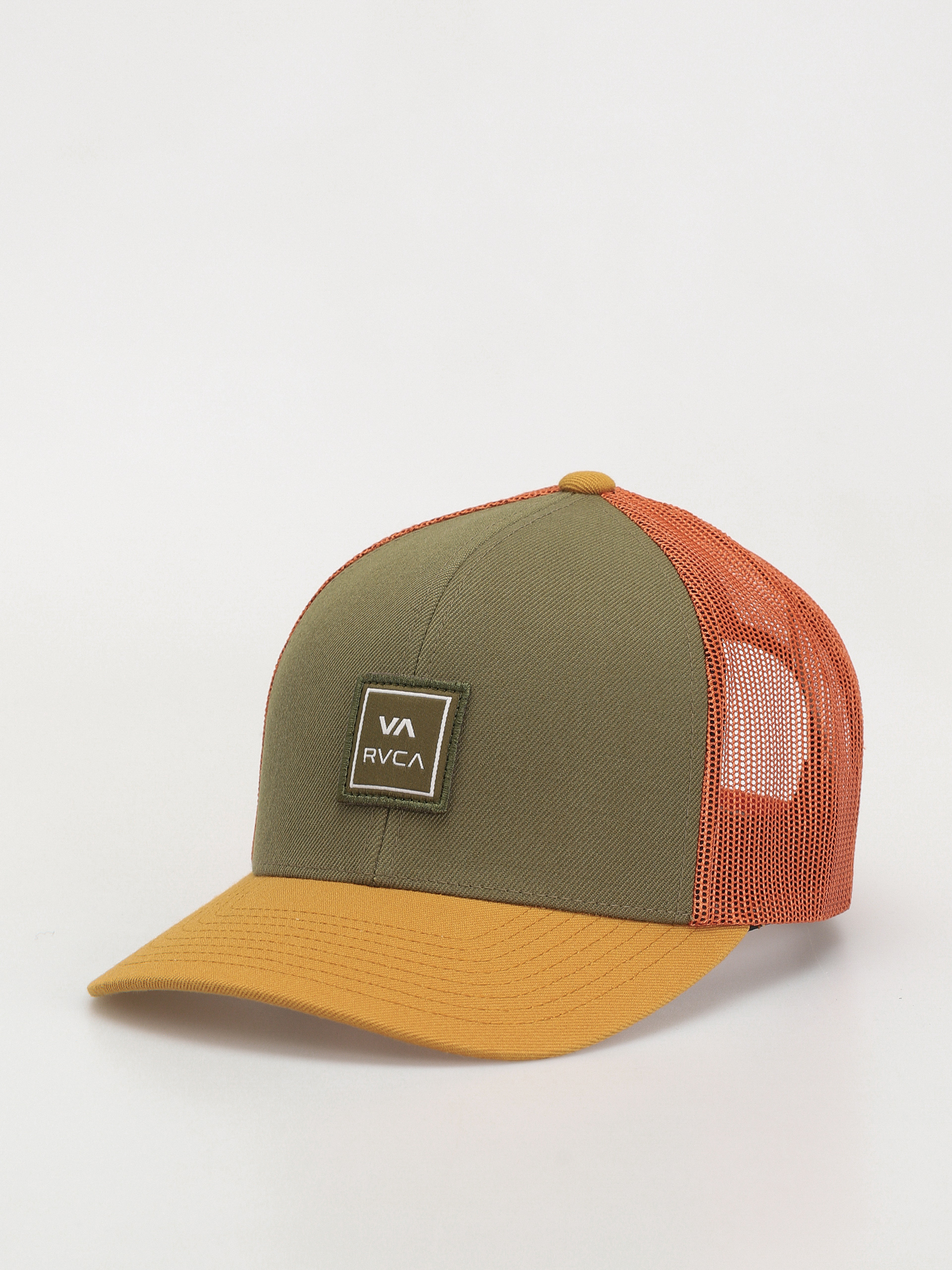 Czapka z daszkiem RVCA Va Station Trucker (dark olive)