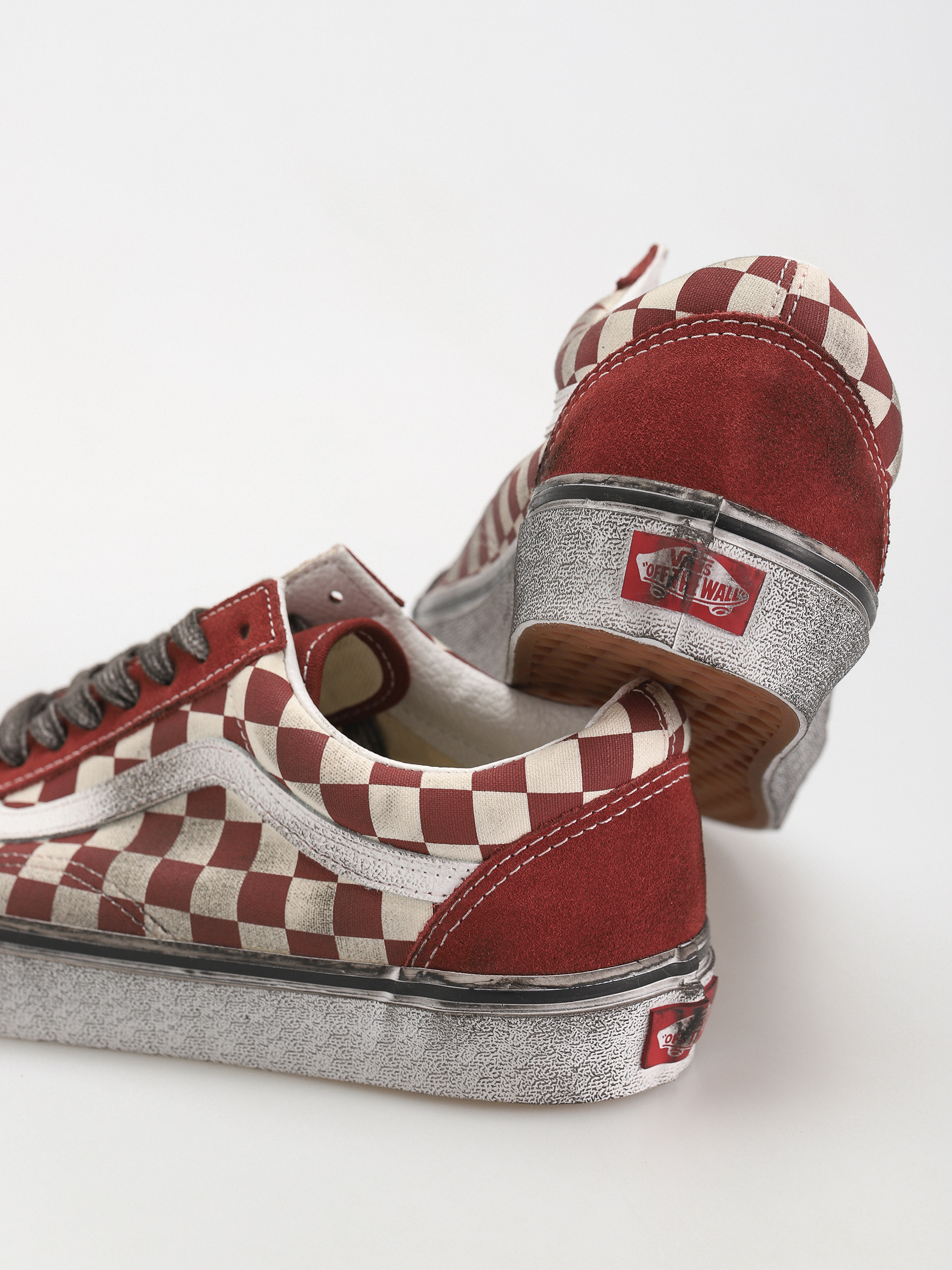 Buty Vans Old Skool (stressed red/white)