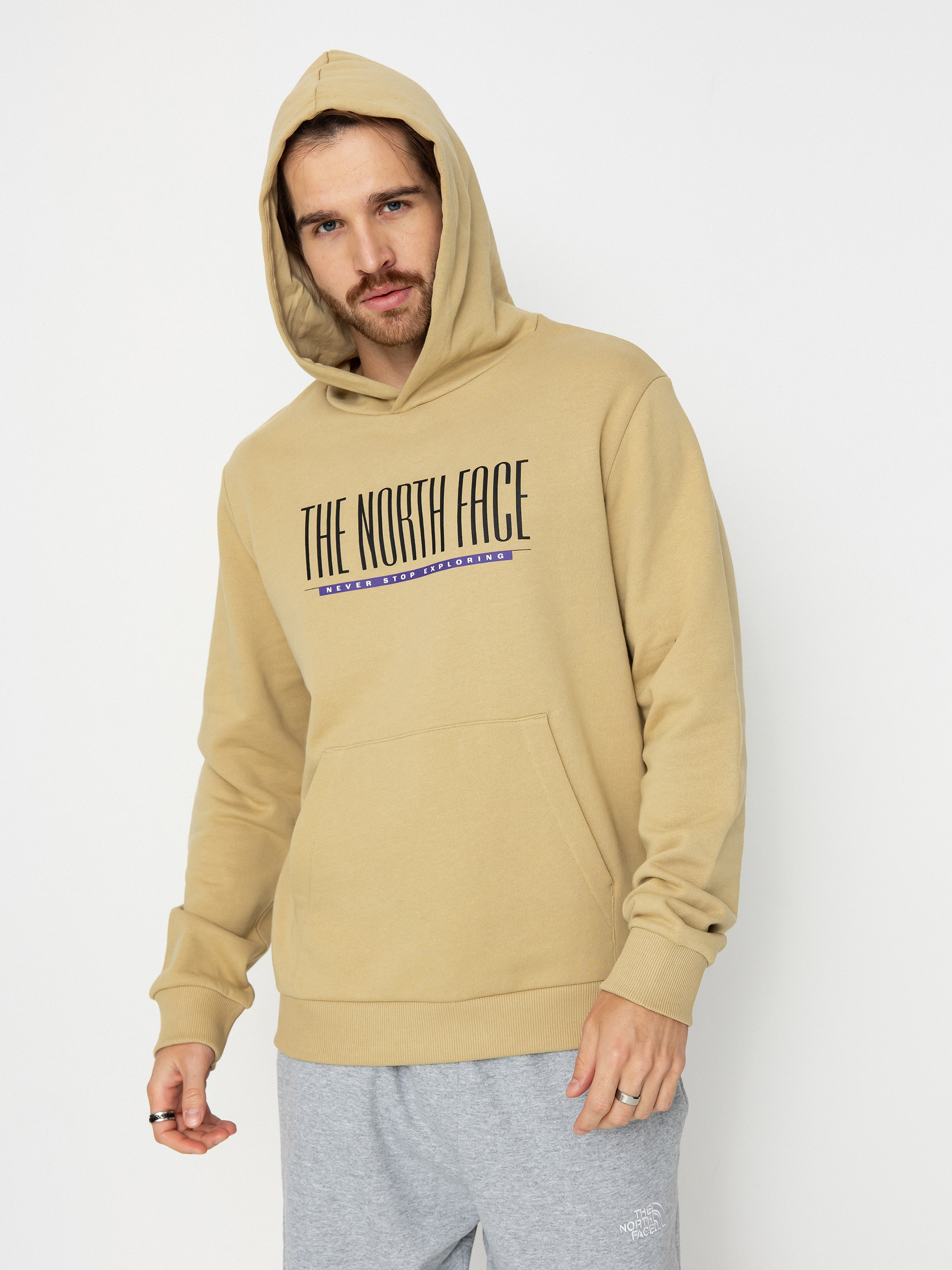 Bluza z kapturem The North Face Tnf Est 1966 HD (khaki stone)