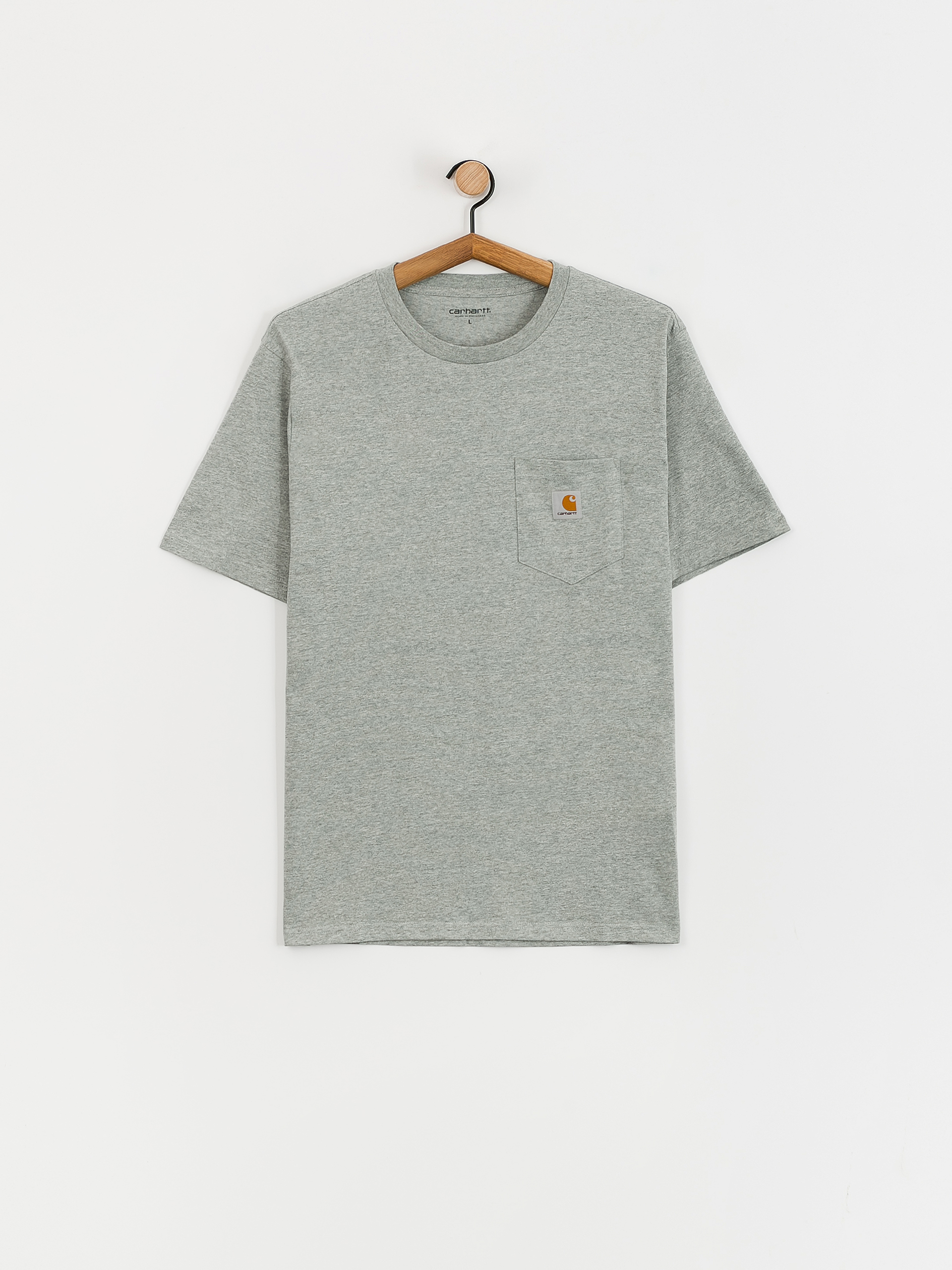 T-shirt Carhartt WIP Pocket (grey heather)