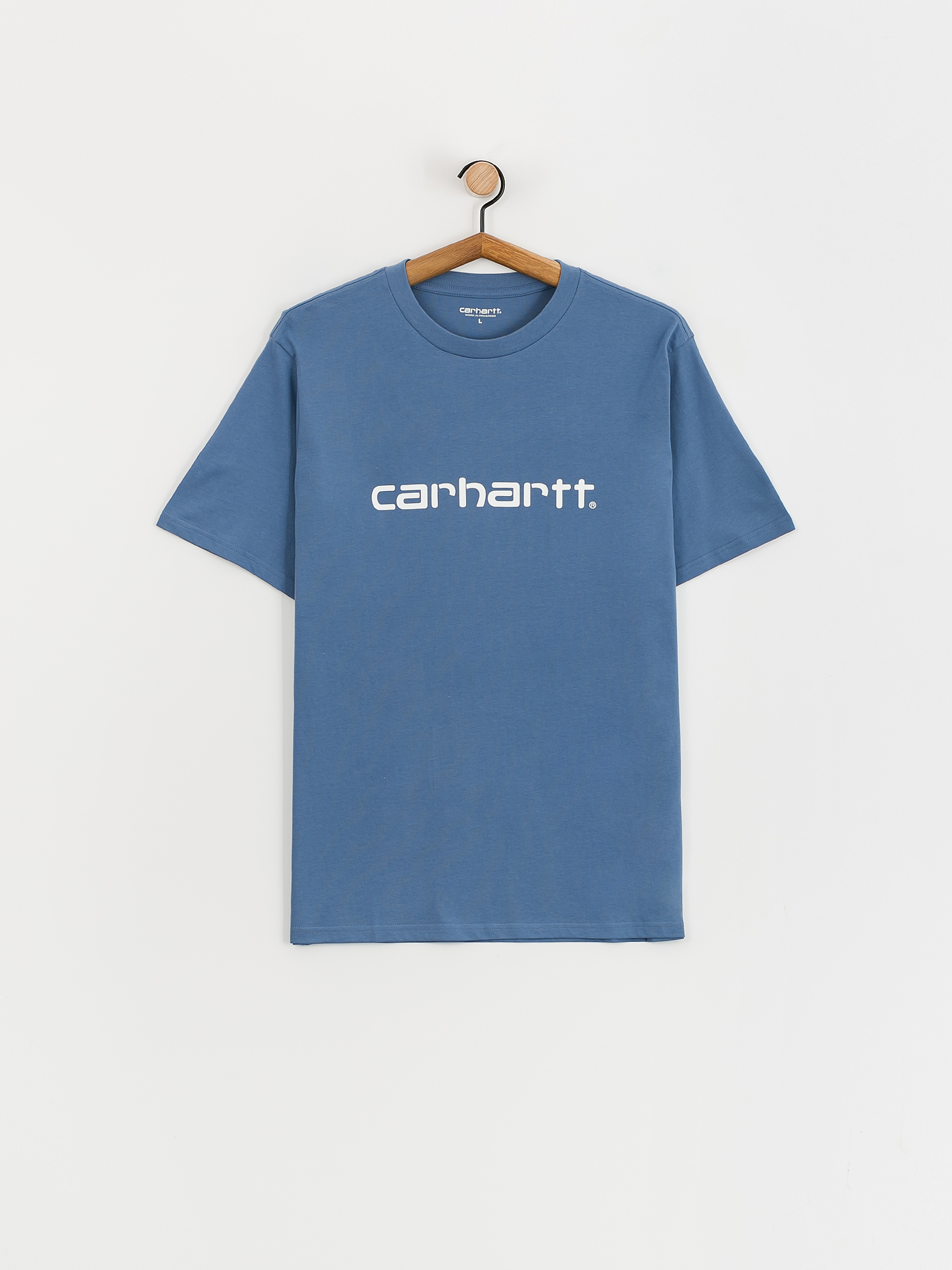 T-shirt Carhartt WIP Script (sorrent/white)